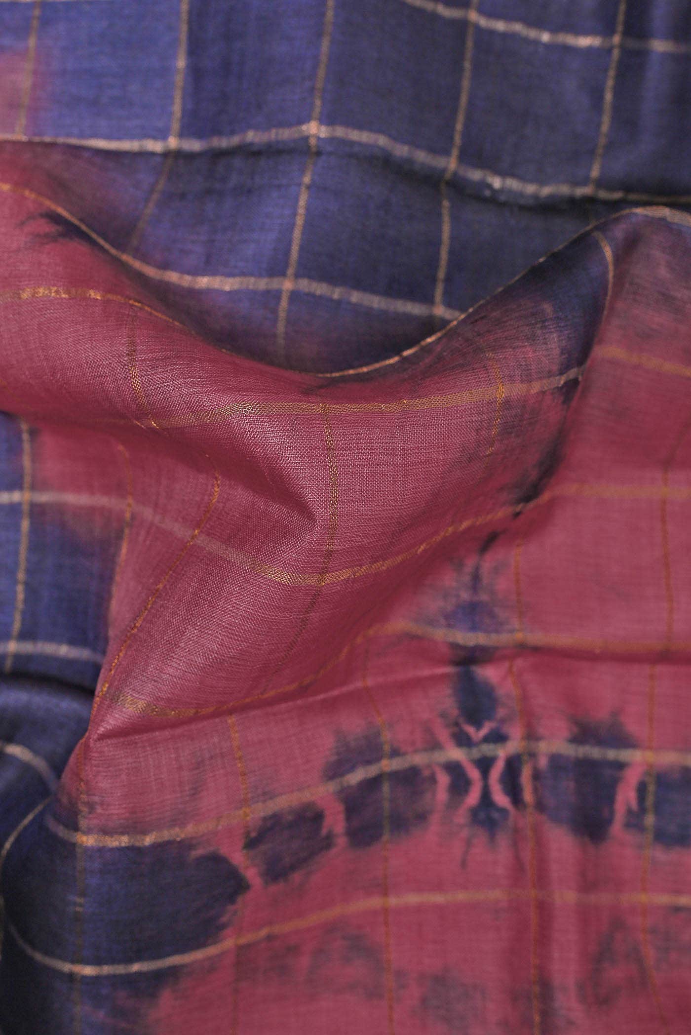 Multi Bhagalpuri Tussar Silk Saree