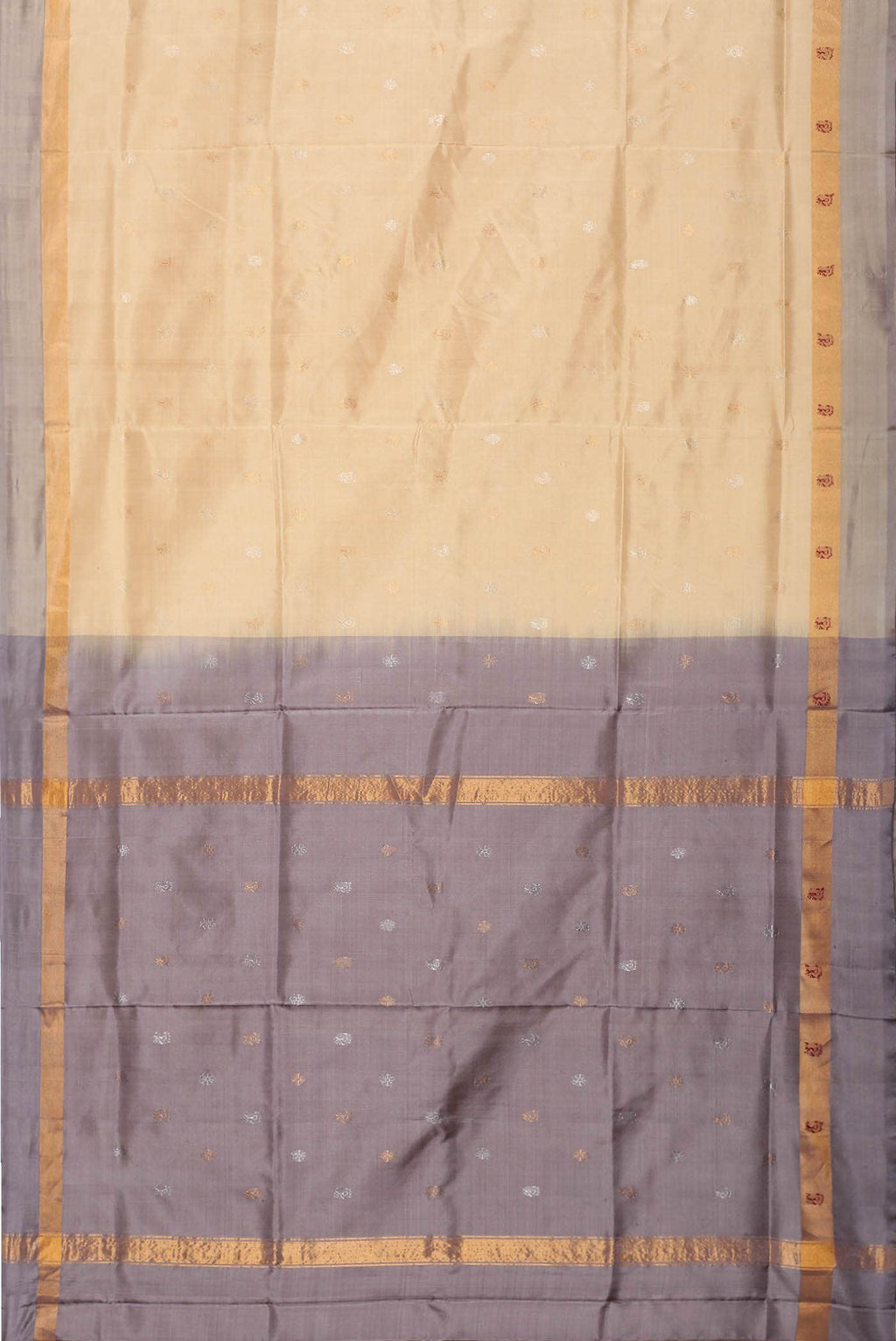 Beige Uppada Silk Saree