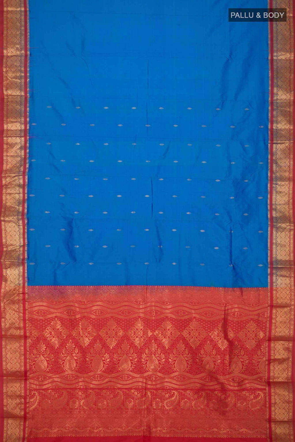 Blue Bangalore Silk Saree