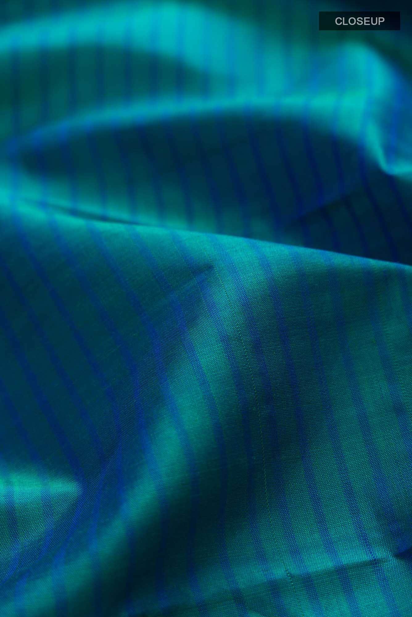 Blue Banarasi Silk Saree