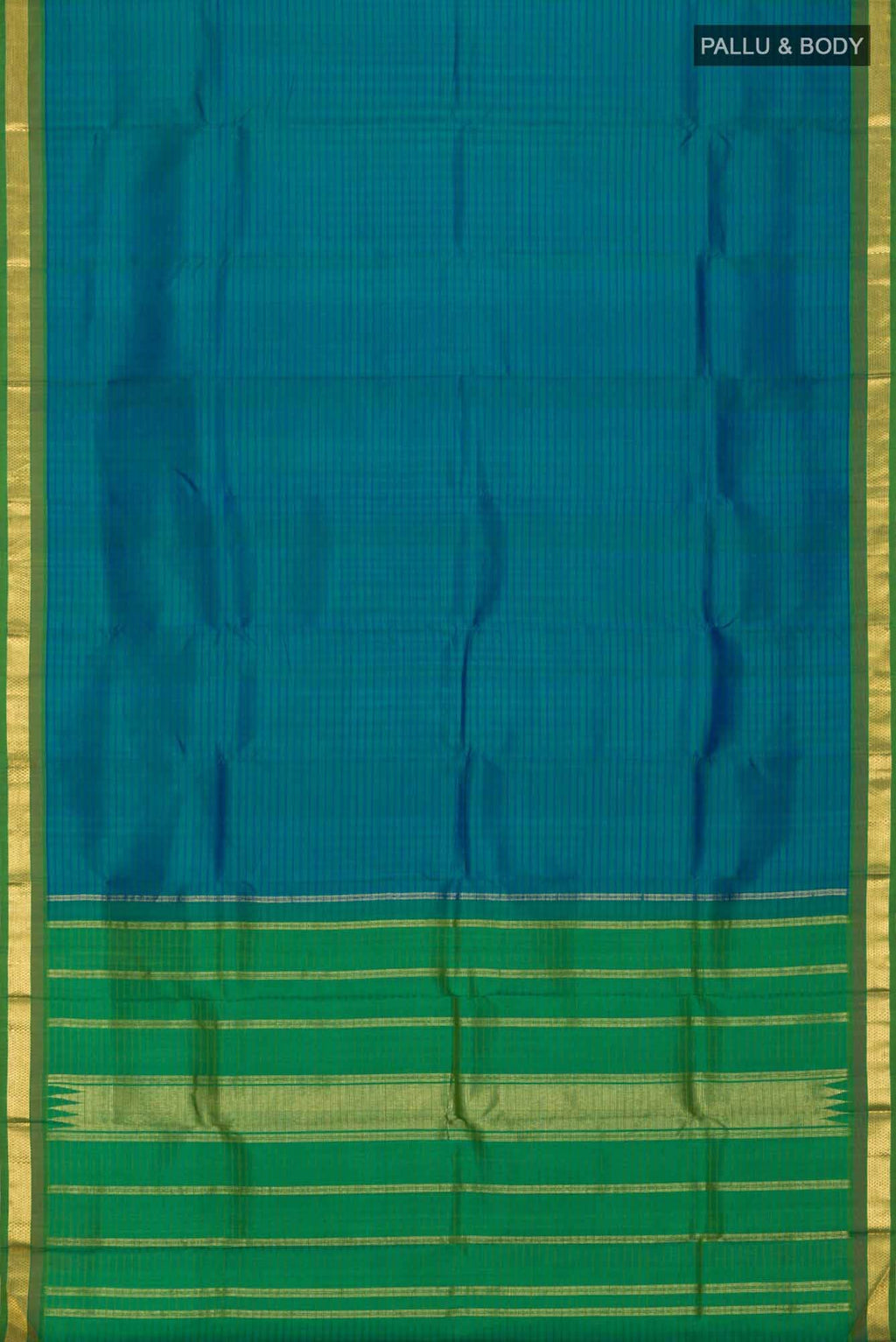 Blue Banarasi Silk Saree