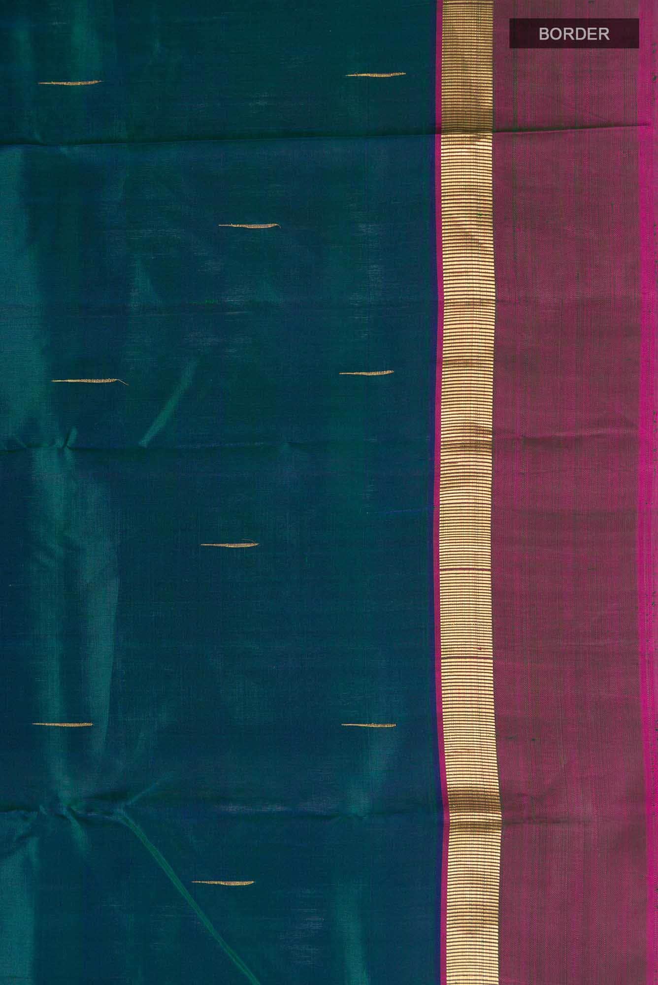 Blue Kanchipuram Silk Saree