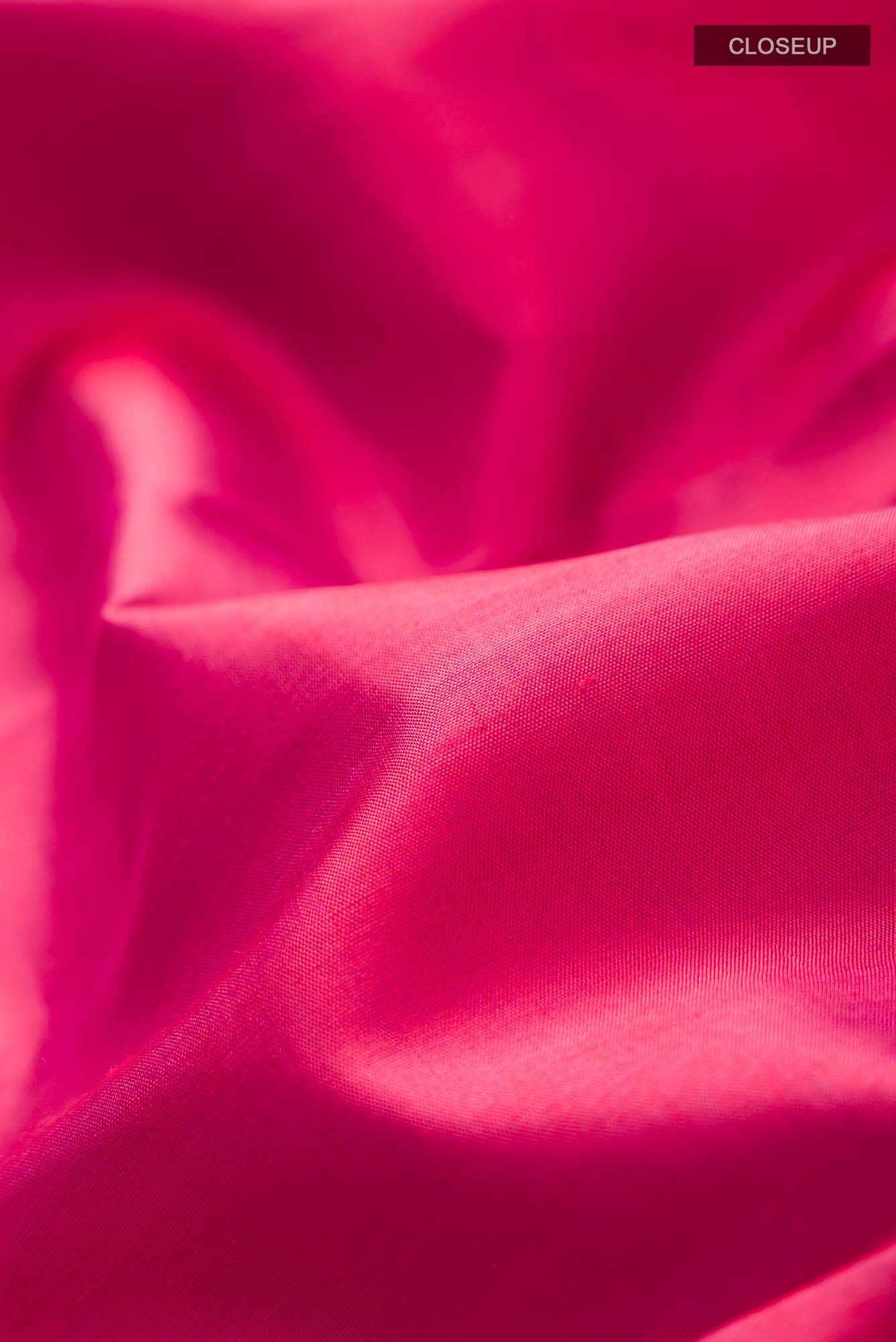 Pink Kanchipuram Silk Saree