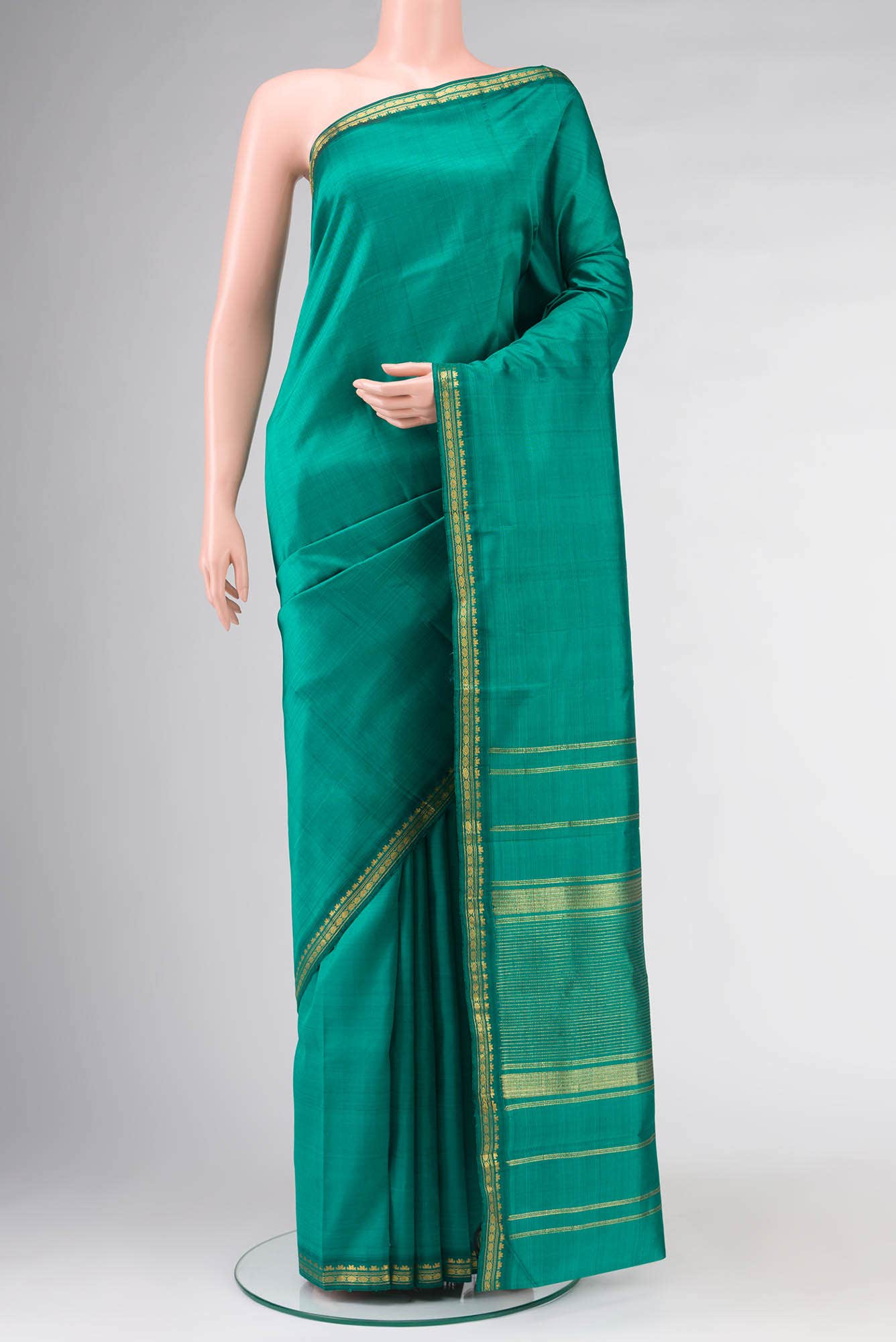Green Kanchipuram Silk Saree