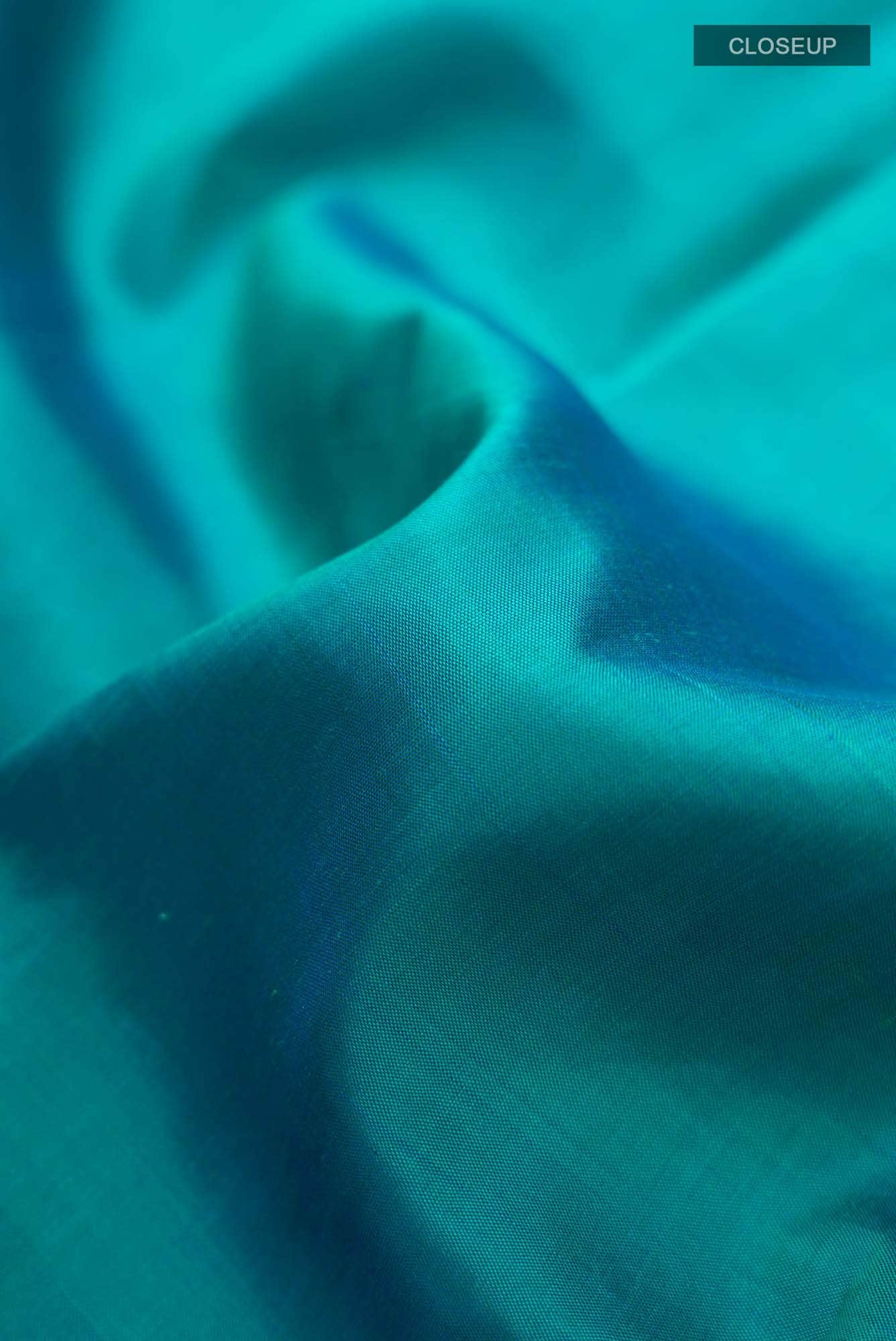 Blue Kanchipuram Silk Saree