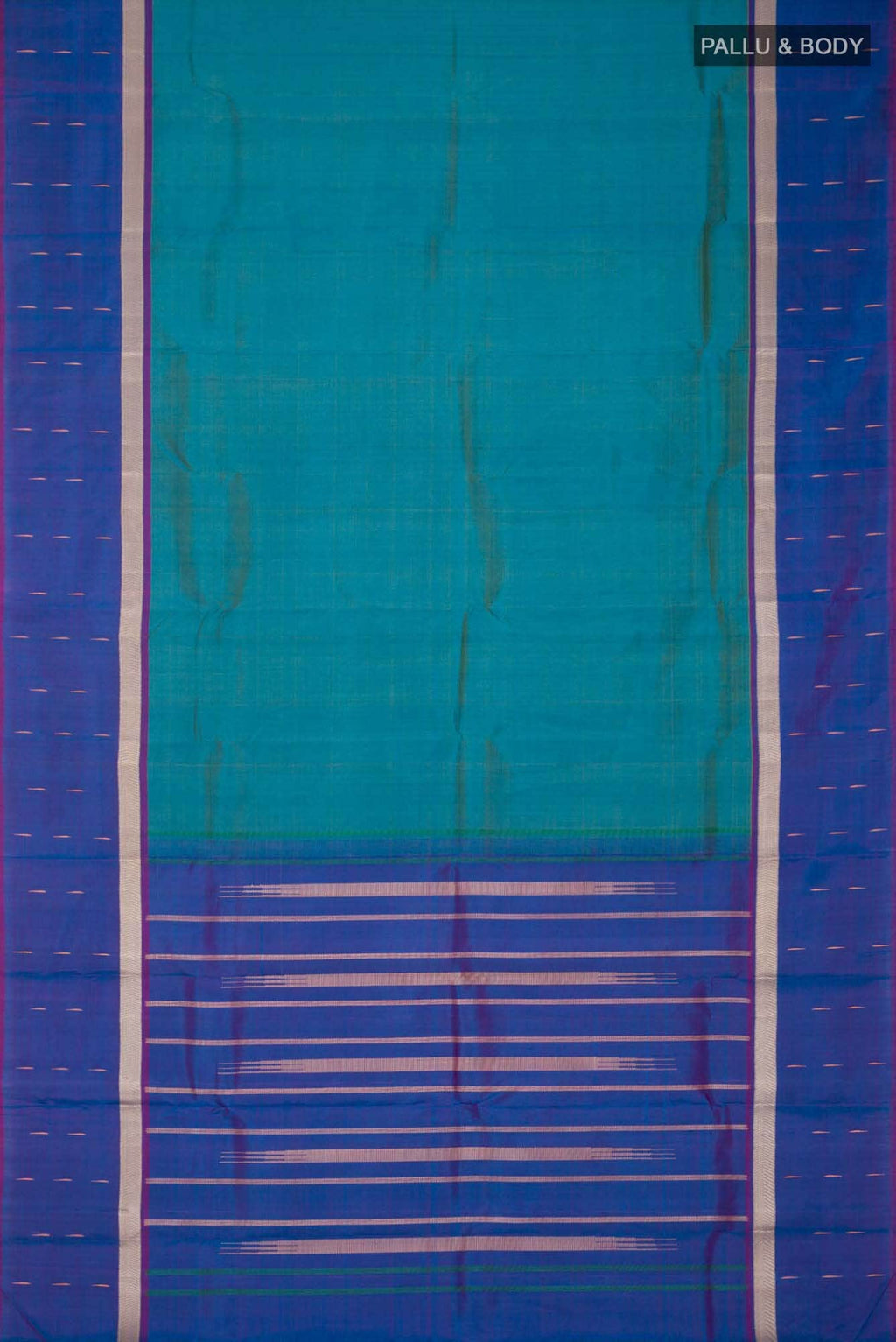 Blue Kanchipuram Silk Saree