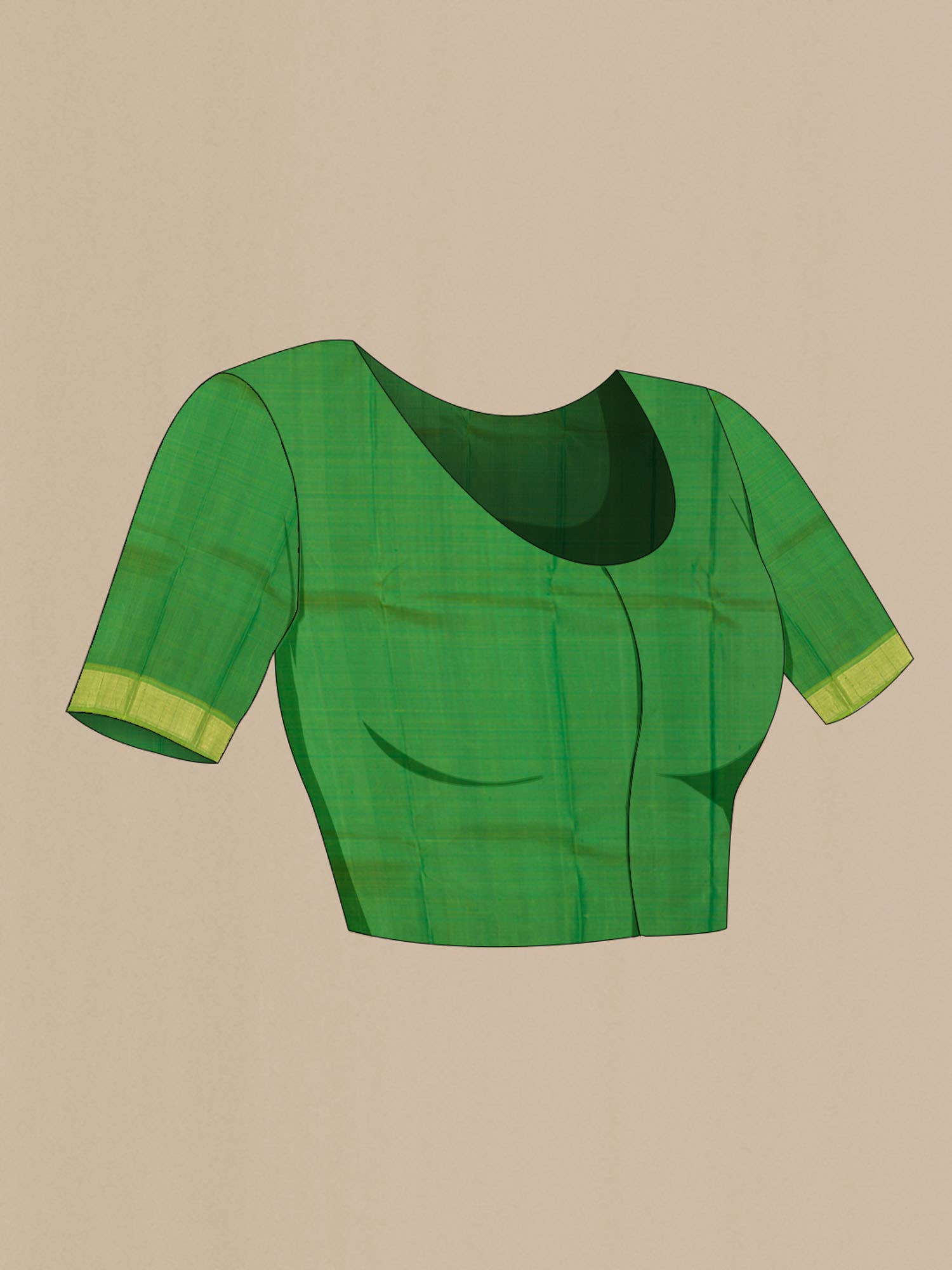Green Kanchipuram Silk Saree