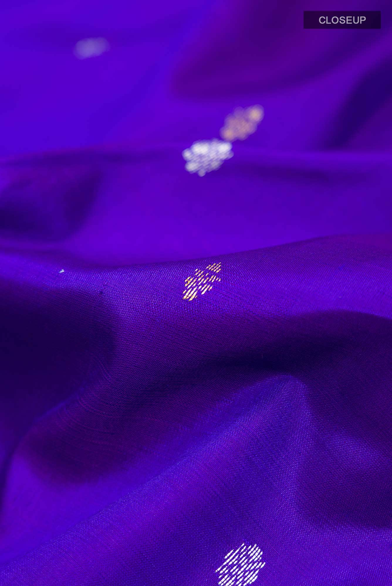 Blue Kanchipuram Silk Saree