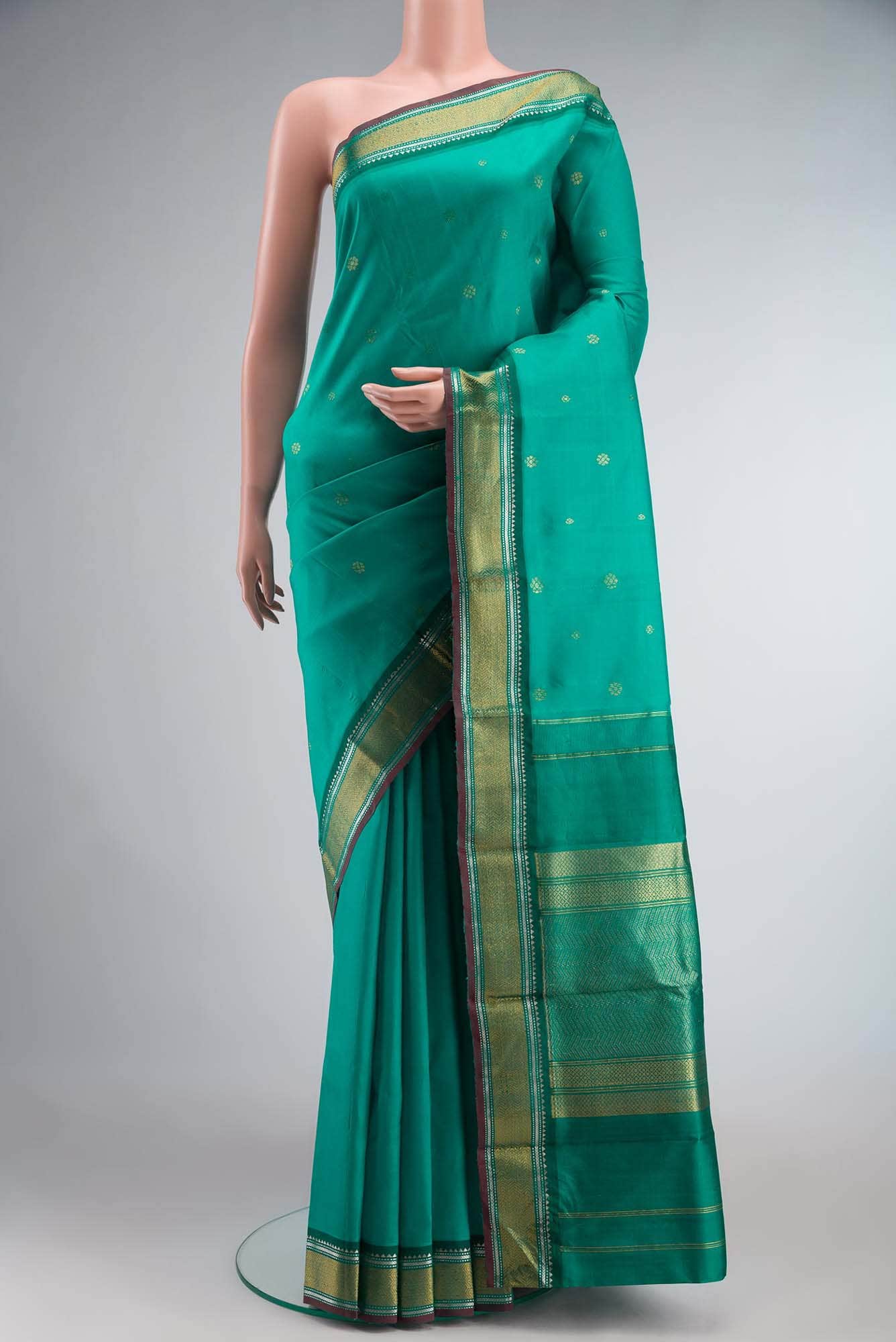 Green Kanchipuram Silk Saree