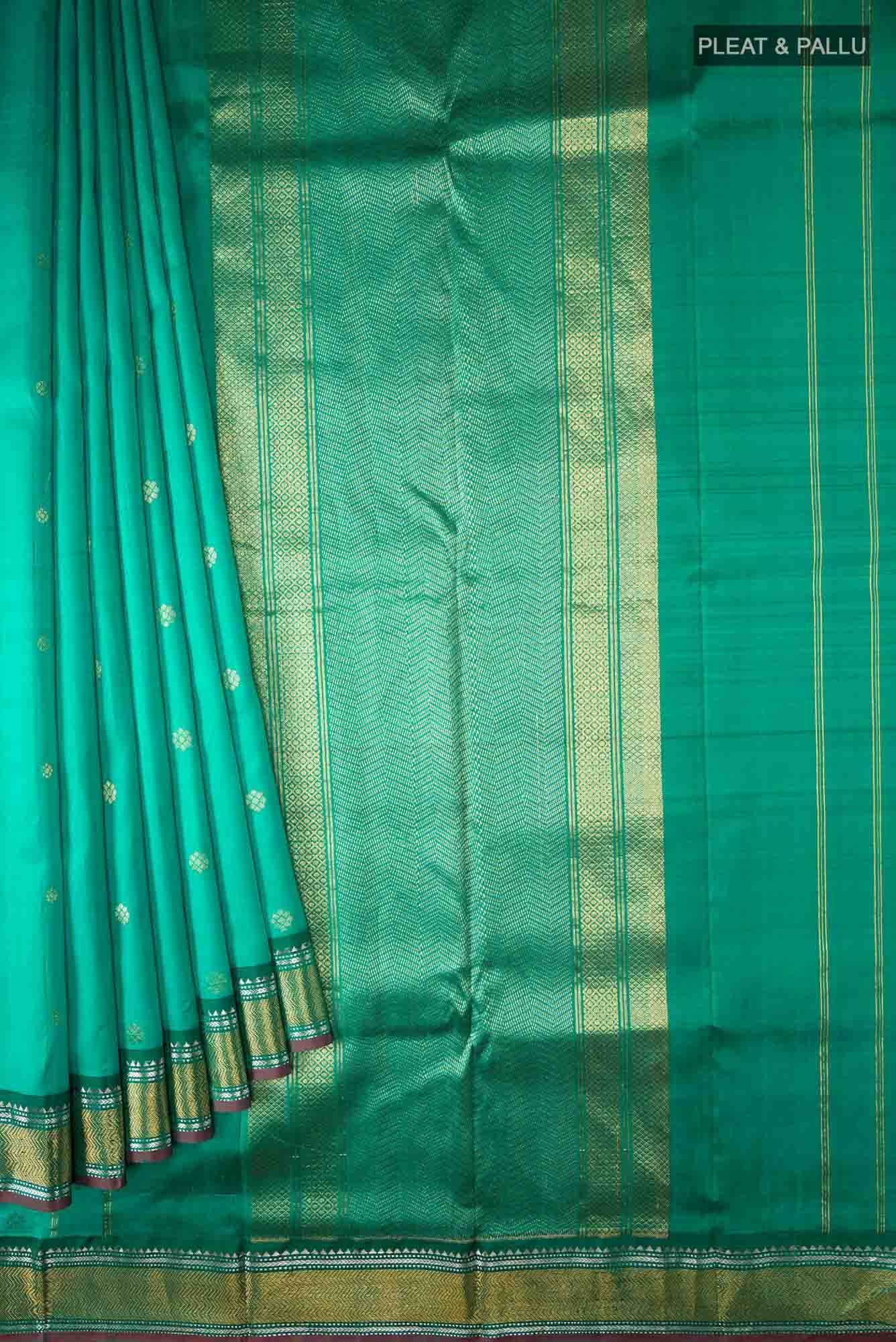 Green Kanchipuram Silk Saree