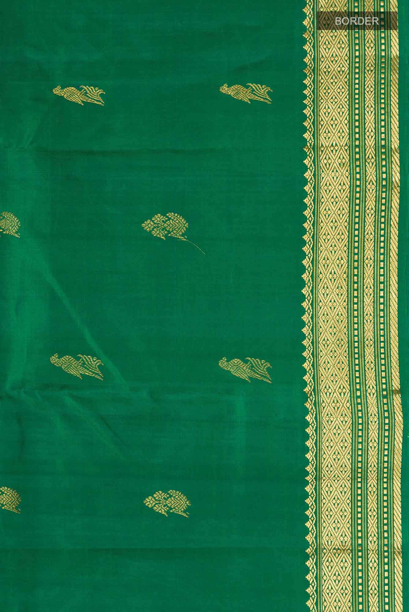 Green Kanchipuram Silk Saree