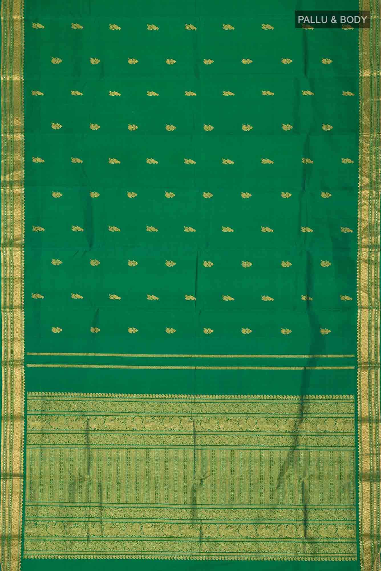 Green Kanchipuram Silk Saree