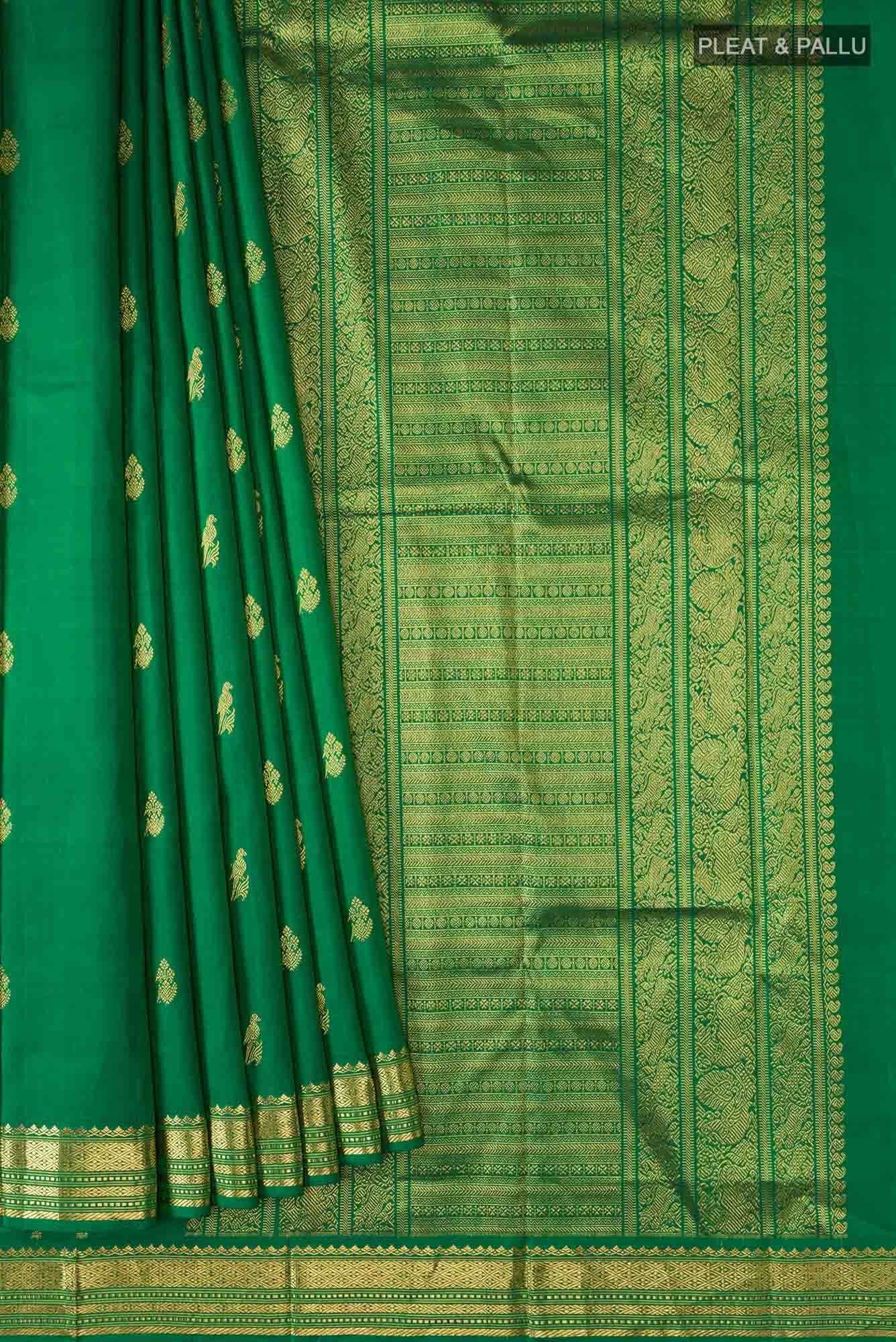 Green Kanchipuram Silk Saree