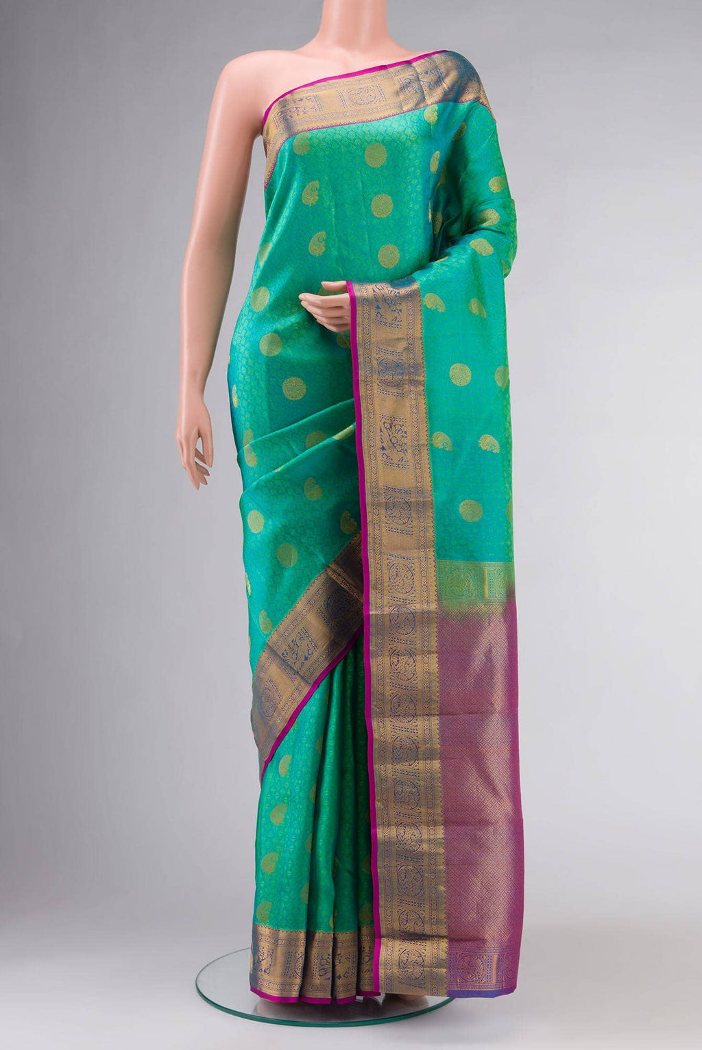 Green Kanchipuram Silk Saree