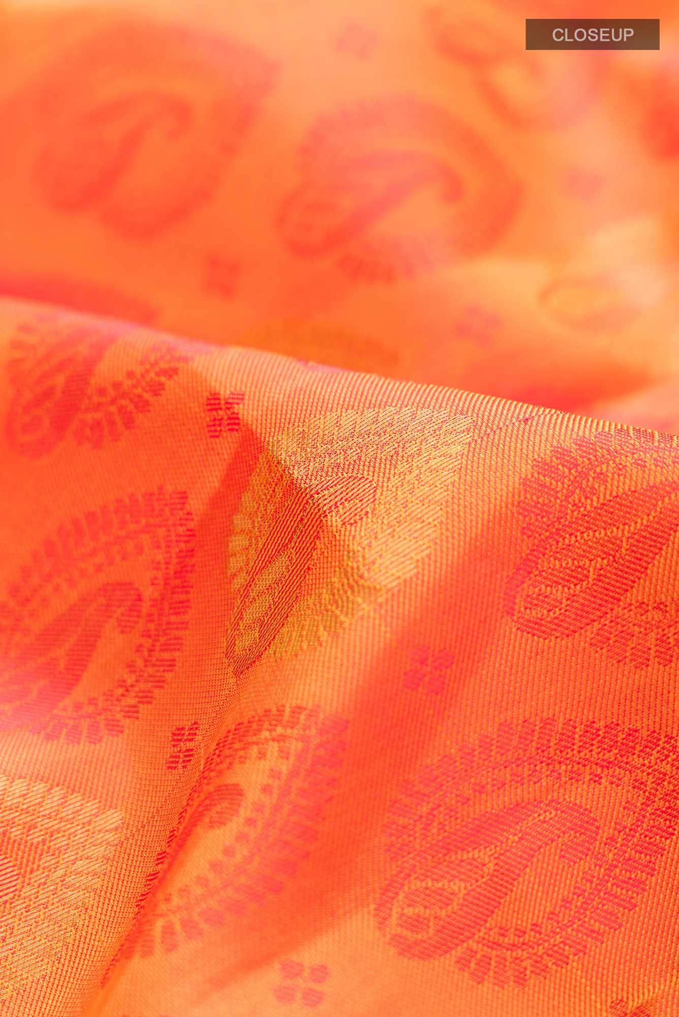 Yellow Kanchipuram Silk Saree