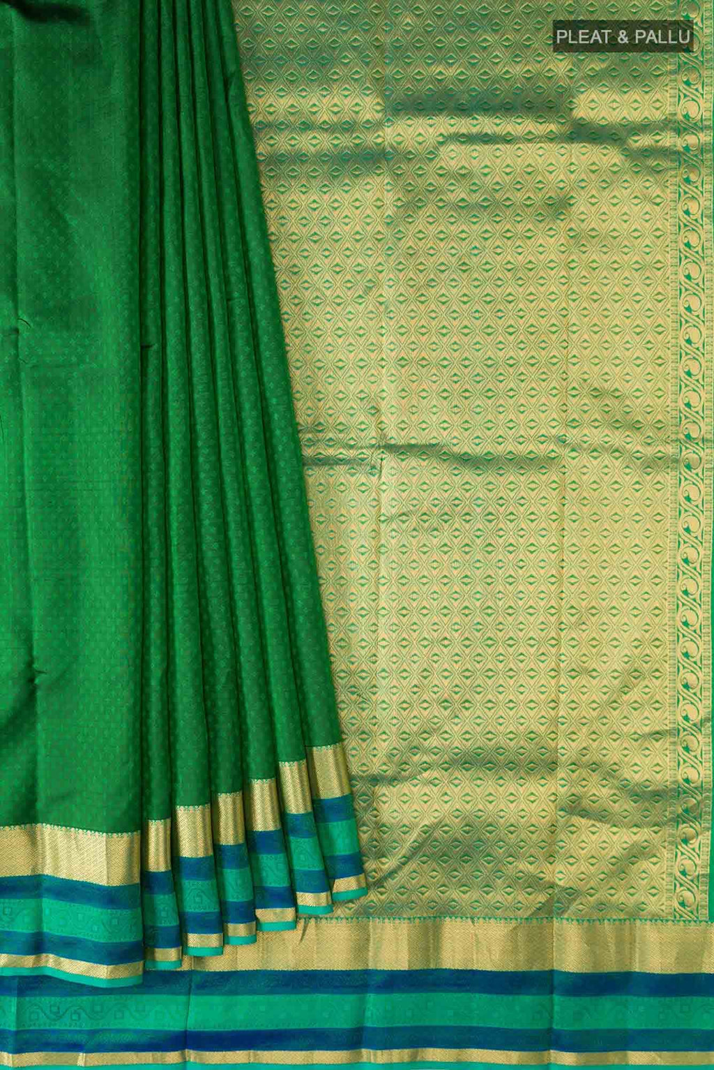Green Kanchipuram Silk Saree