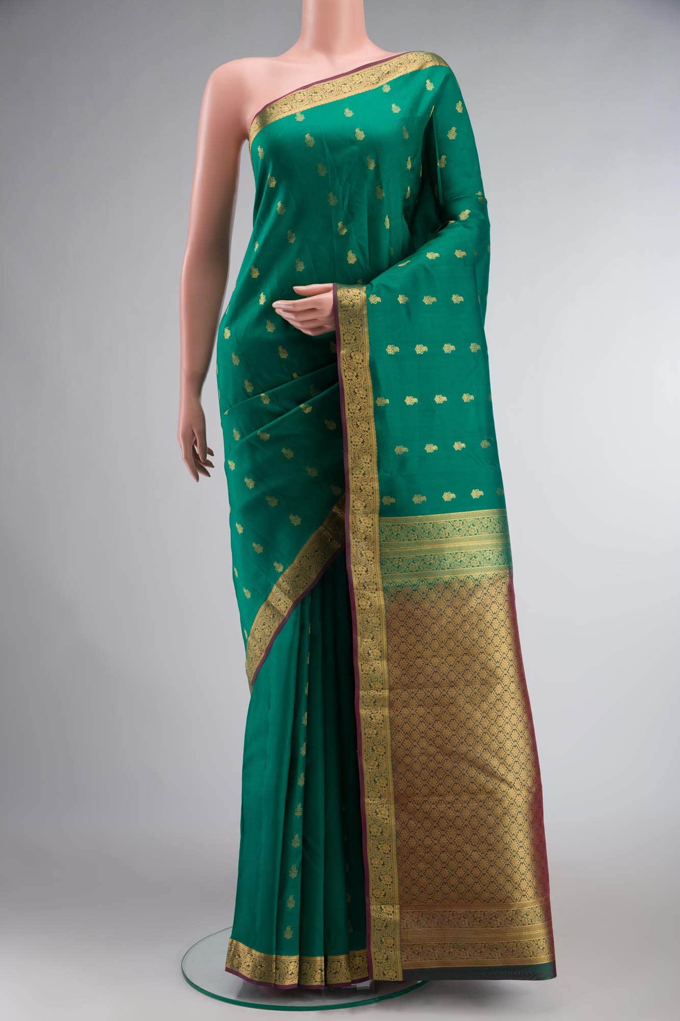 Green Kanchipuram Silk Saree
