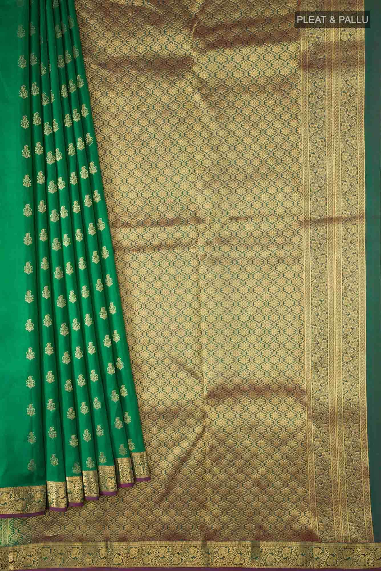 Green Kanchipuram Silk Saree