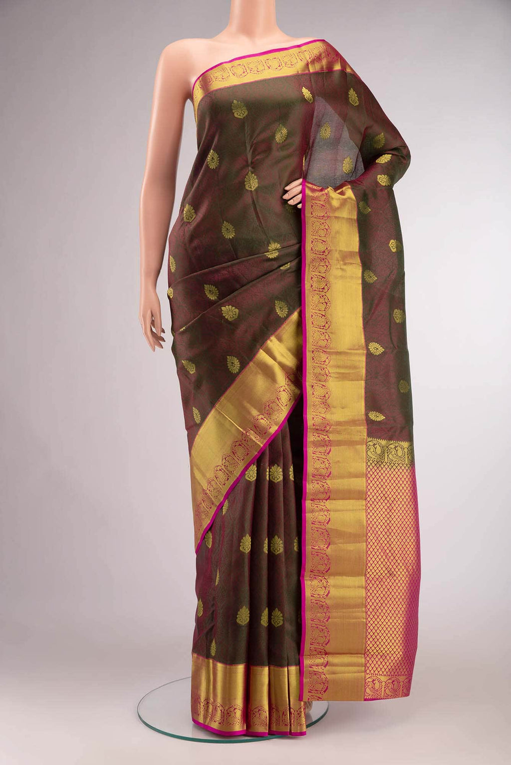 Green Kanchipuram Silk Saree