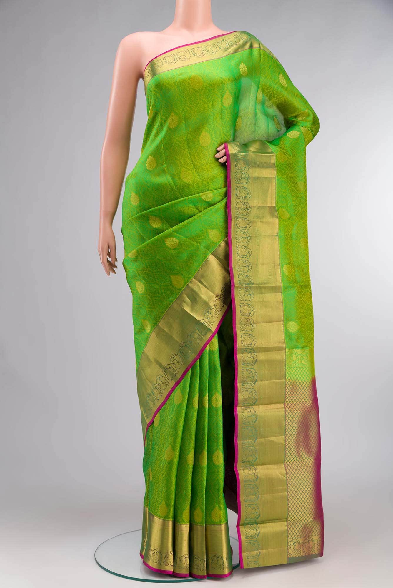 Green Kanchipuram Silk Saree