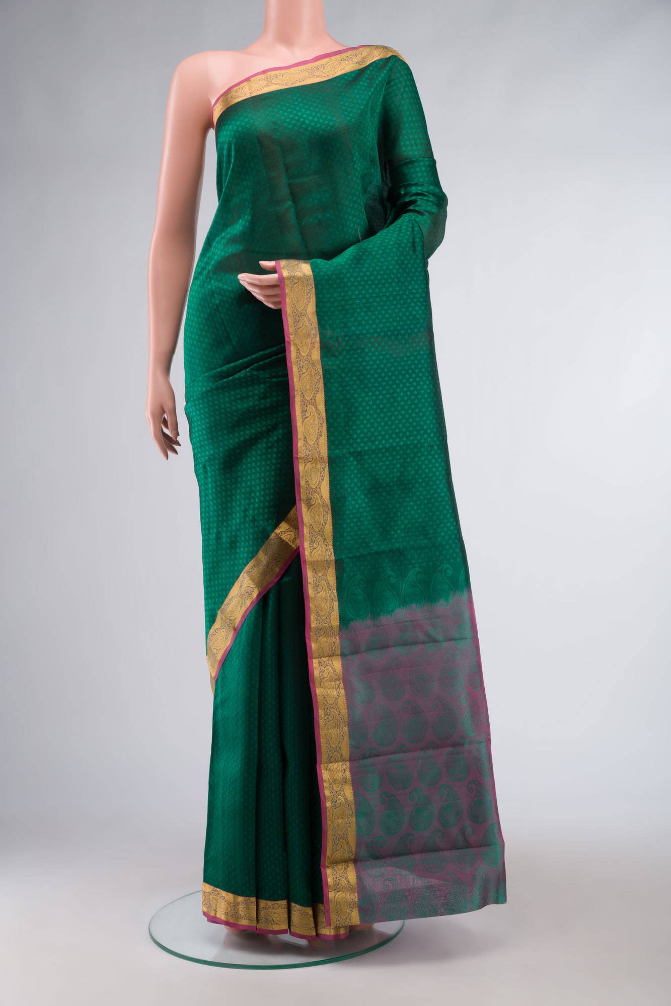 Green Kanchipuram Silk Saree