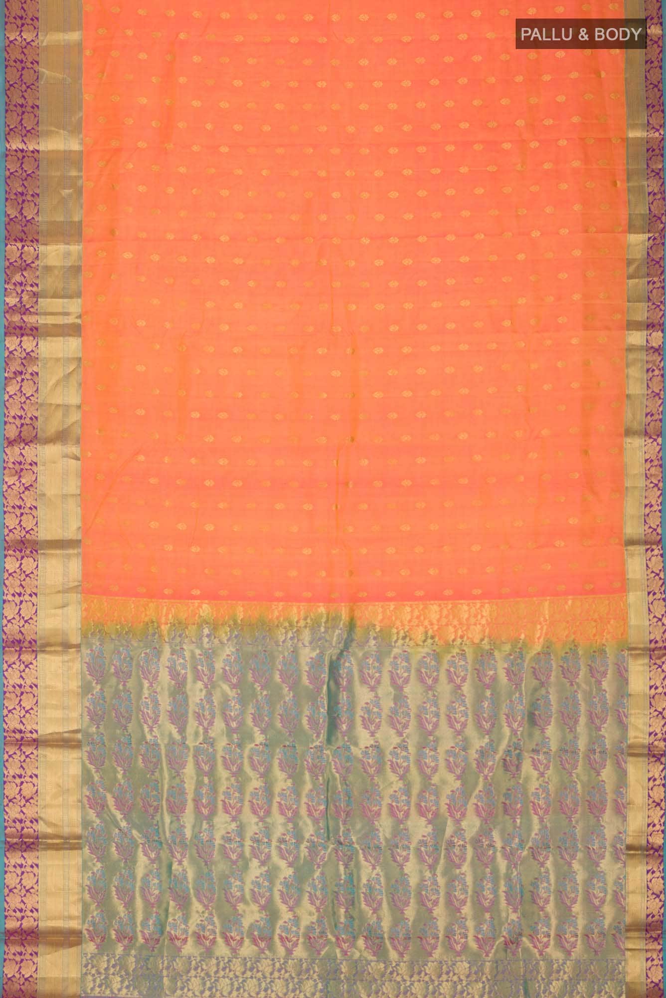 Pink Kanchipuram Silk Saree