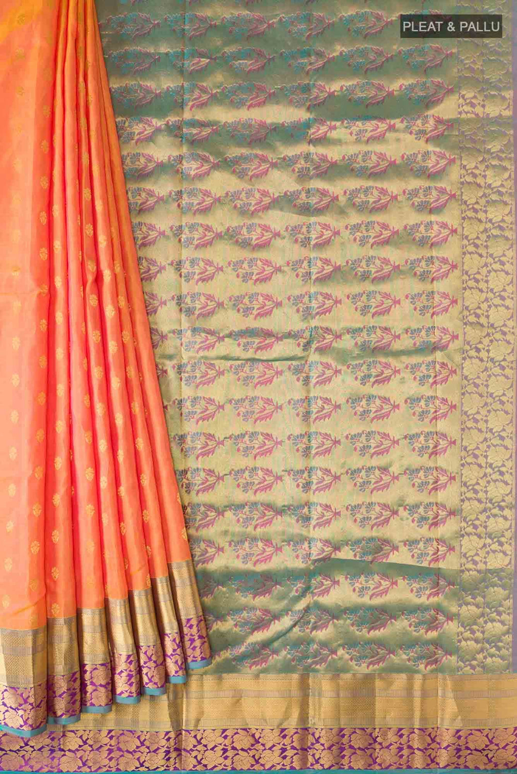 Pink Kanchipuram Silk Saree