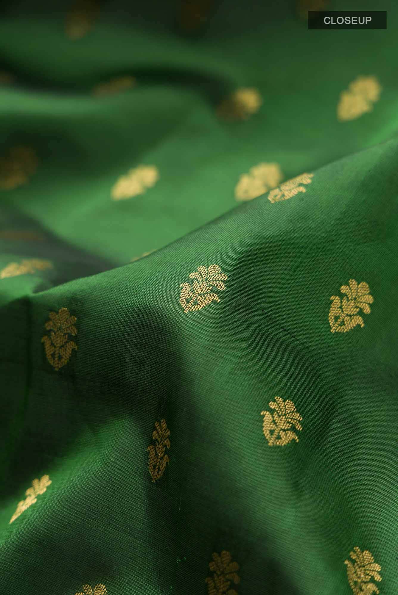 Green Kanchipuram Silk Saree