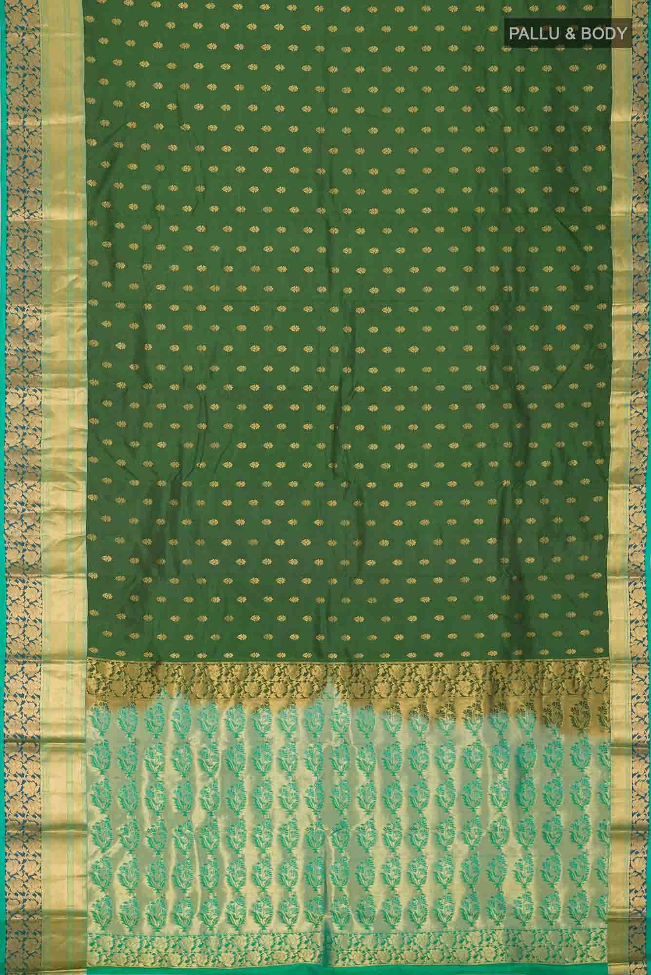 Green Kanchipuram Silk Saree