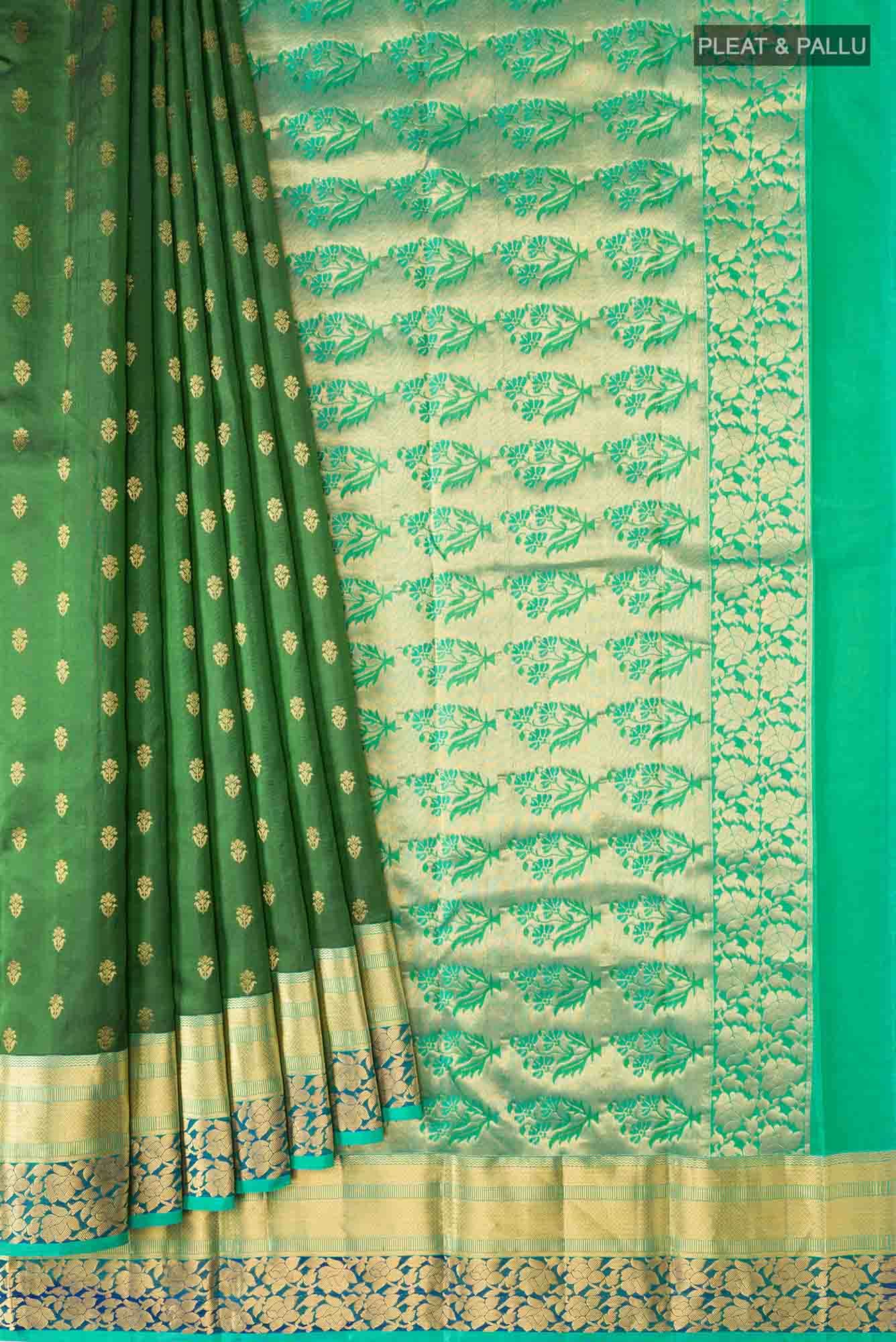 Green Kanchipuram Silk Saree