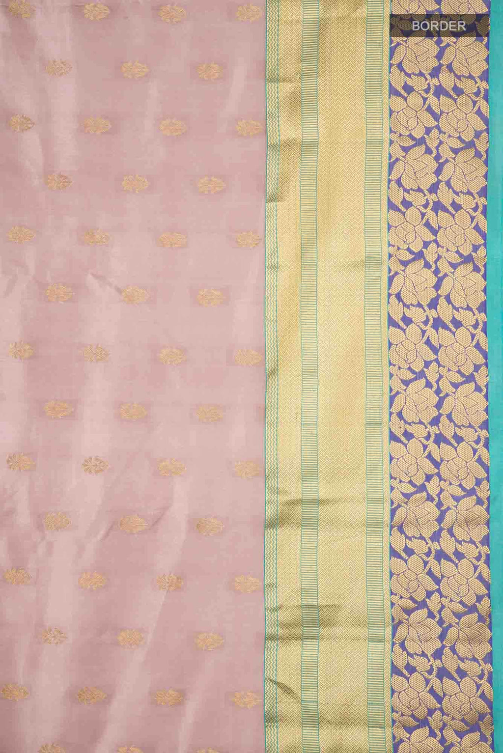Mauve Dual Tone Kanchipuram Silk Saree