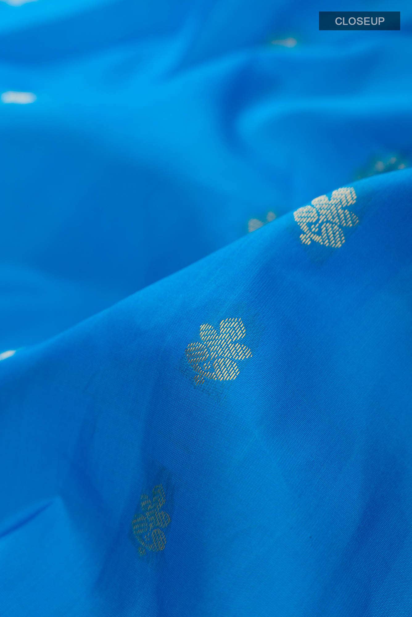Blue Kanchipuram Silk Saree