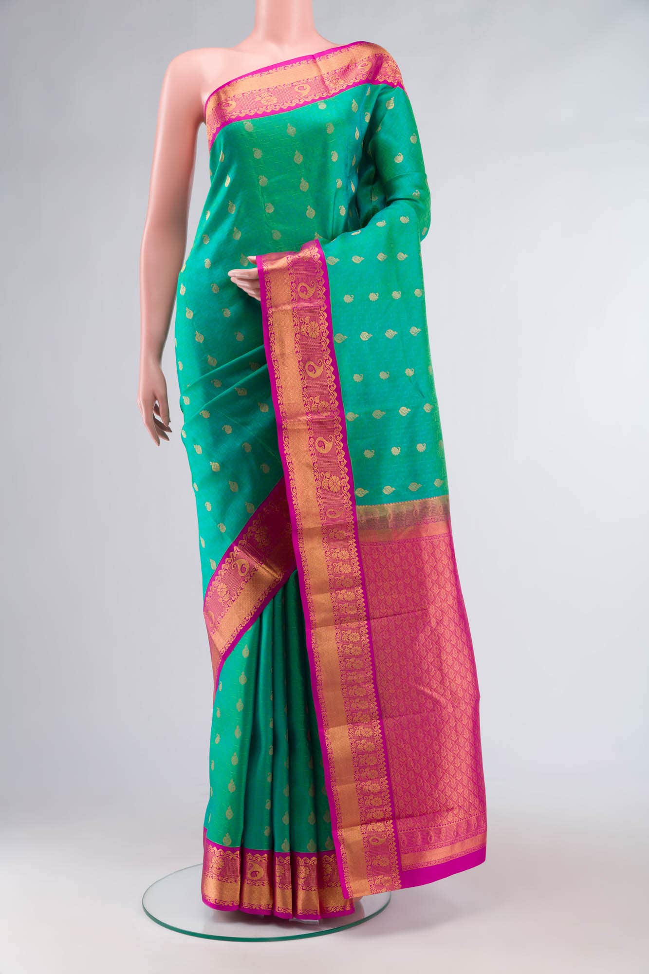 Green Kanchipuram Silk Saree