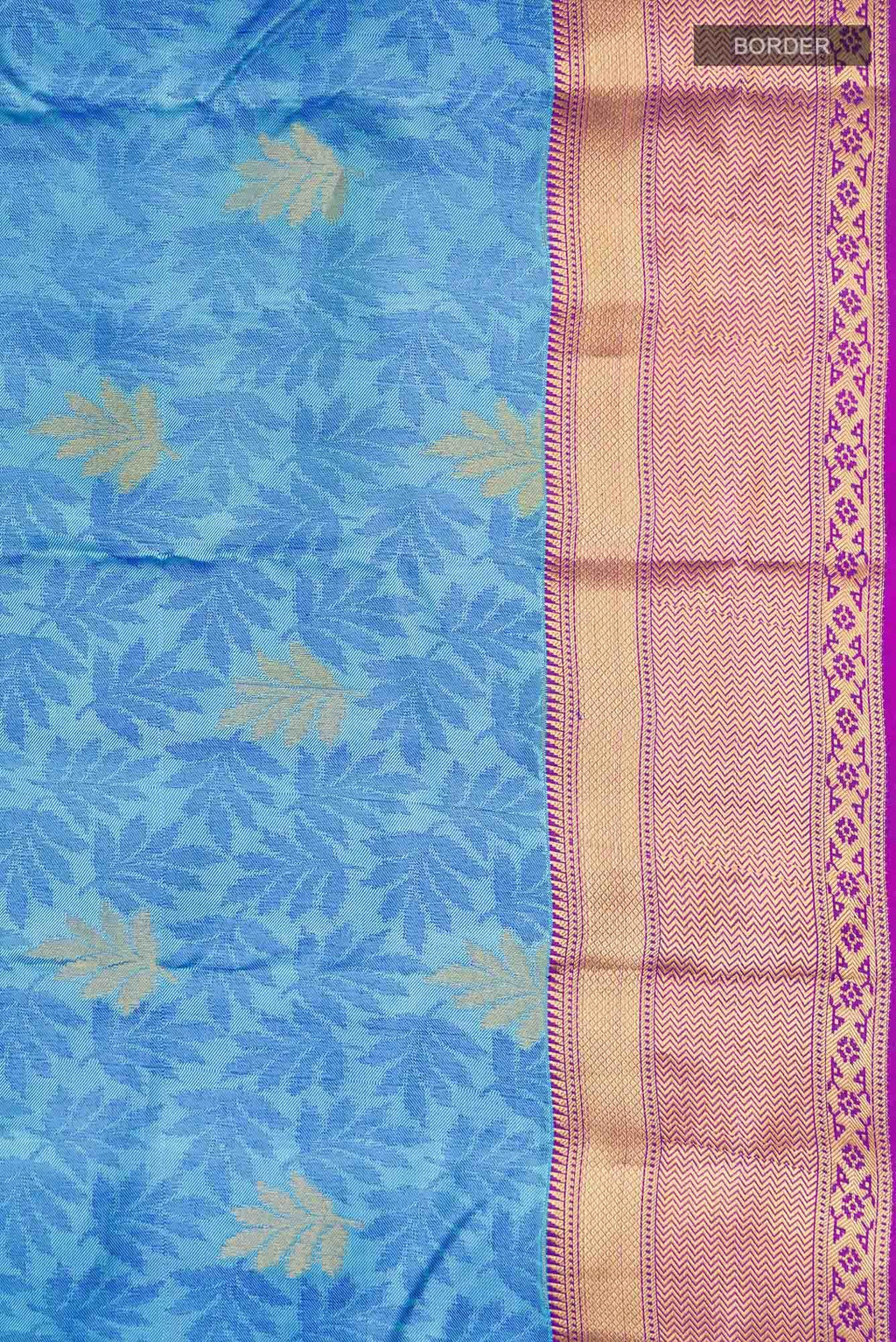 Blue Kanchipuram Silk Saree