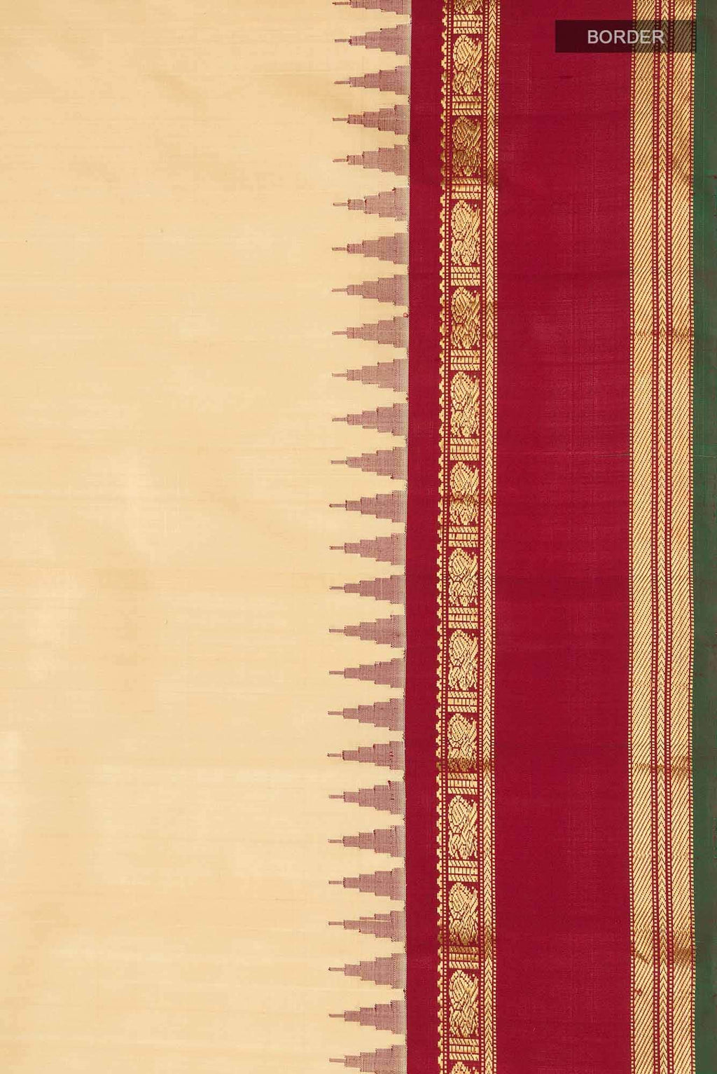 Sandal Gadwal Silk Saree