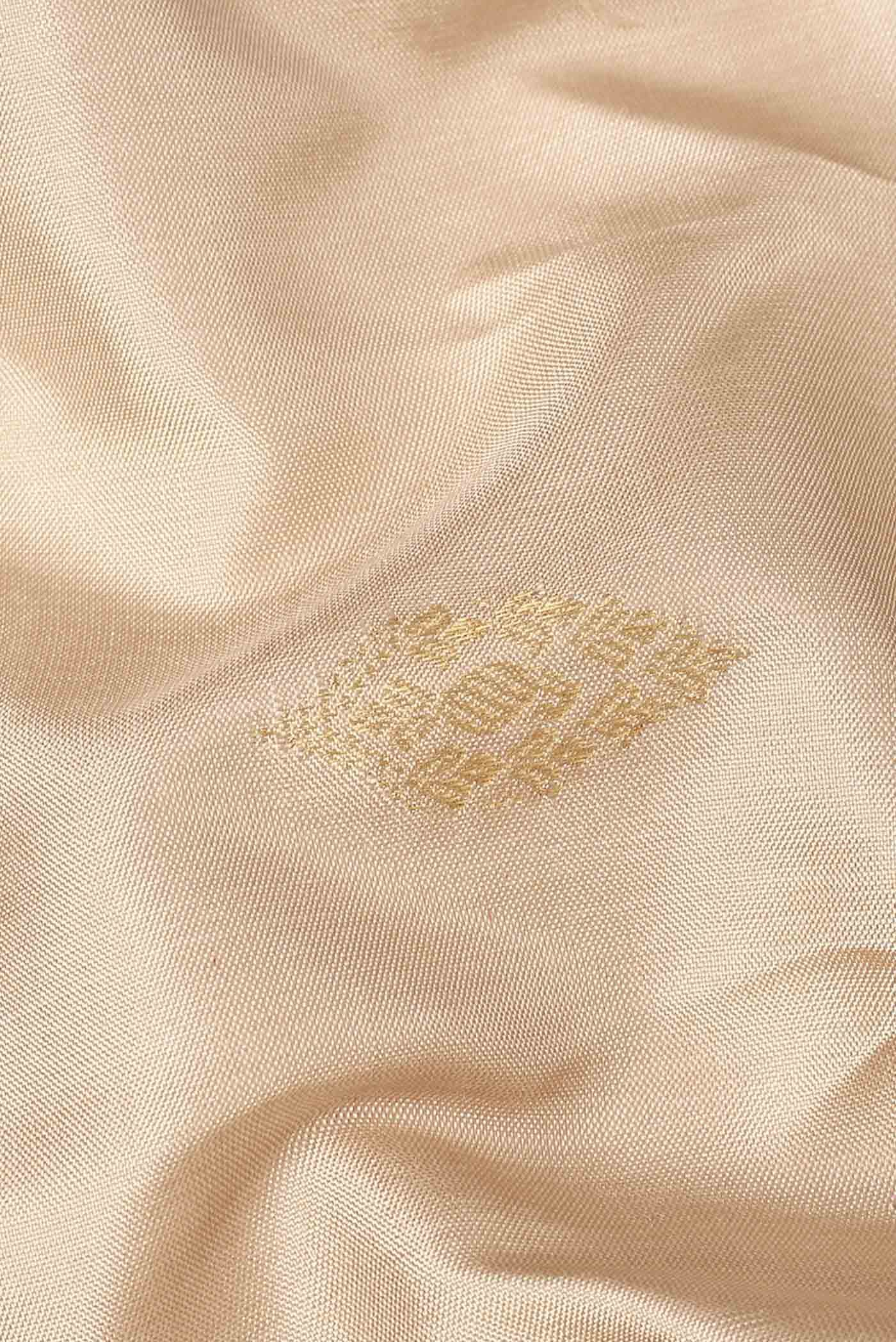 Beige Gadwal Silk Saree