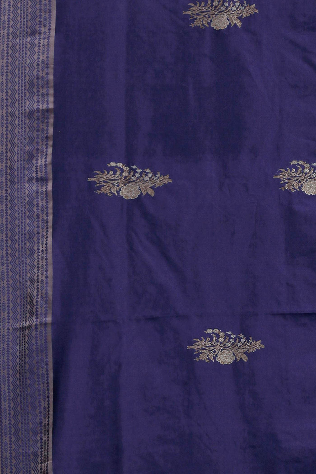 Blue Banarasi Silk Saree