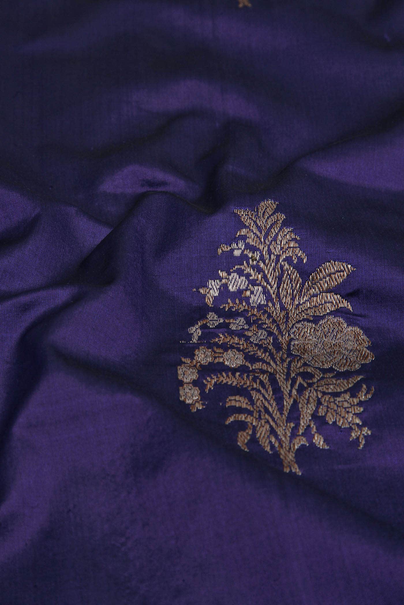 Blue Banarasi Silk Saree