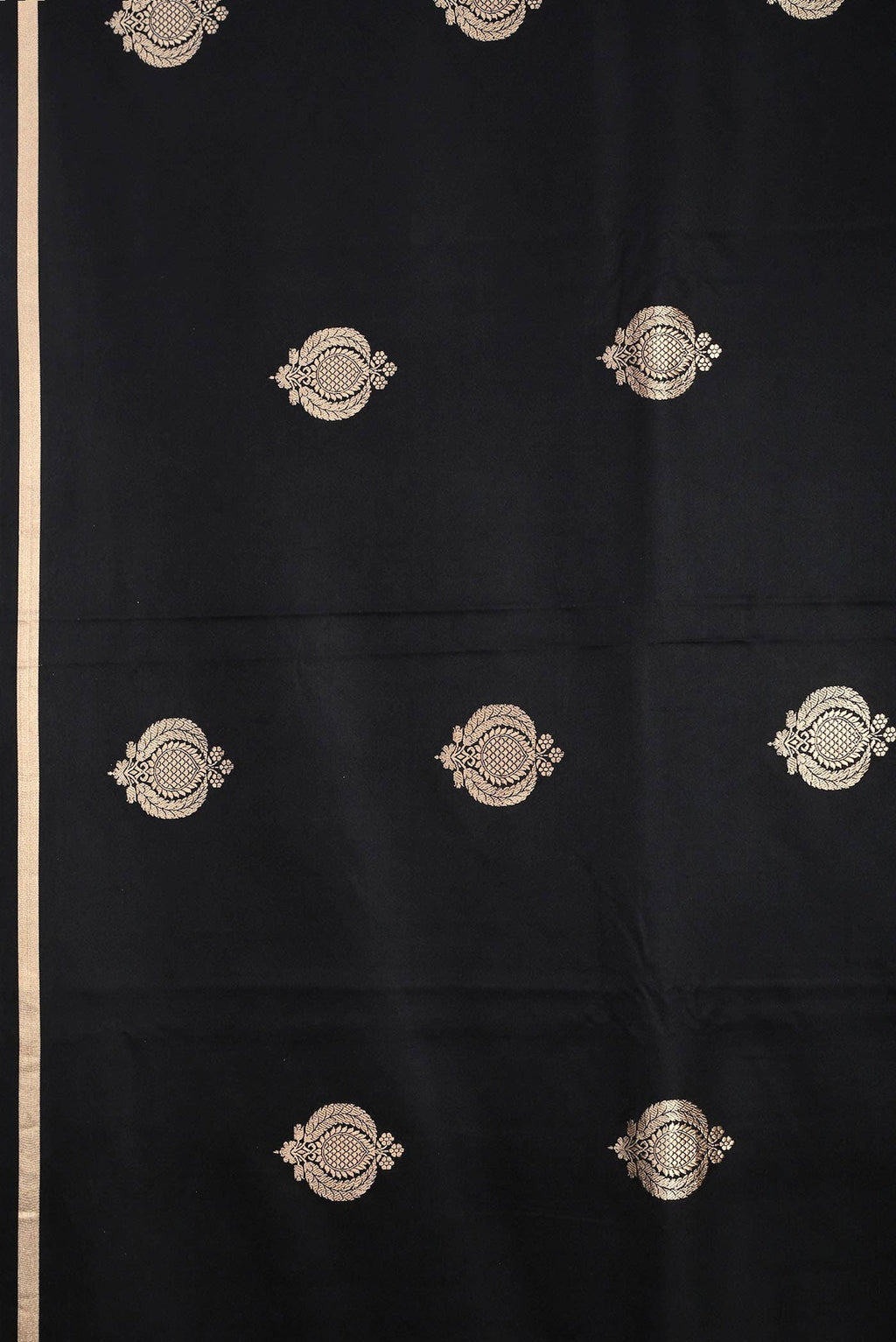 Black Banarasi Silk Saree