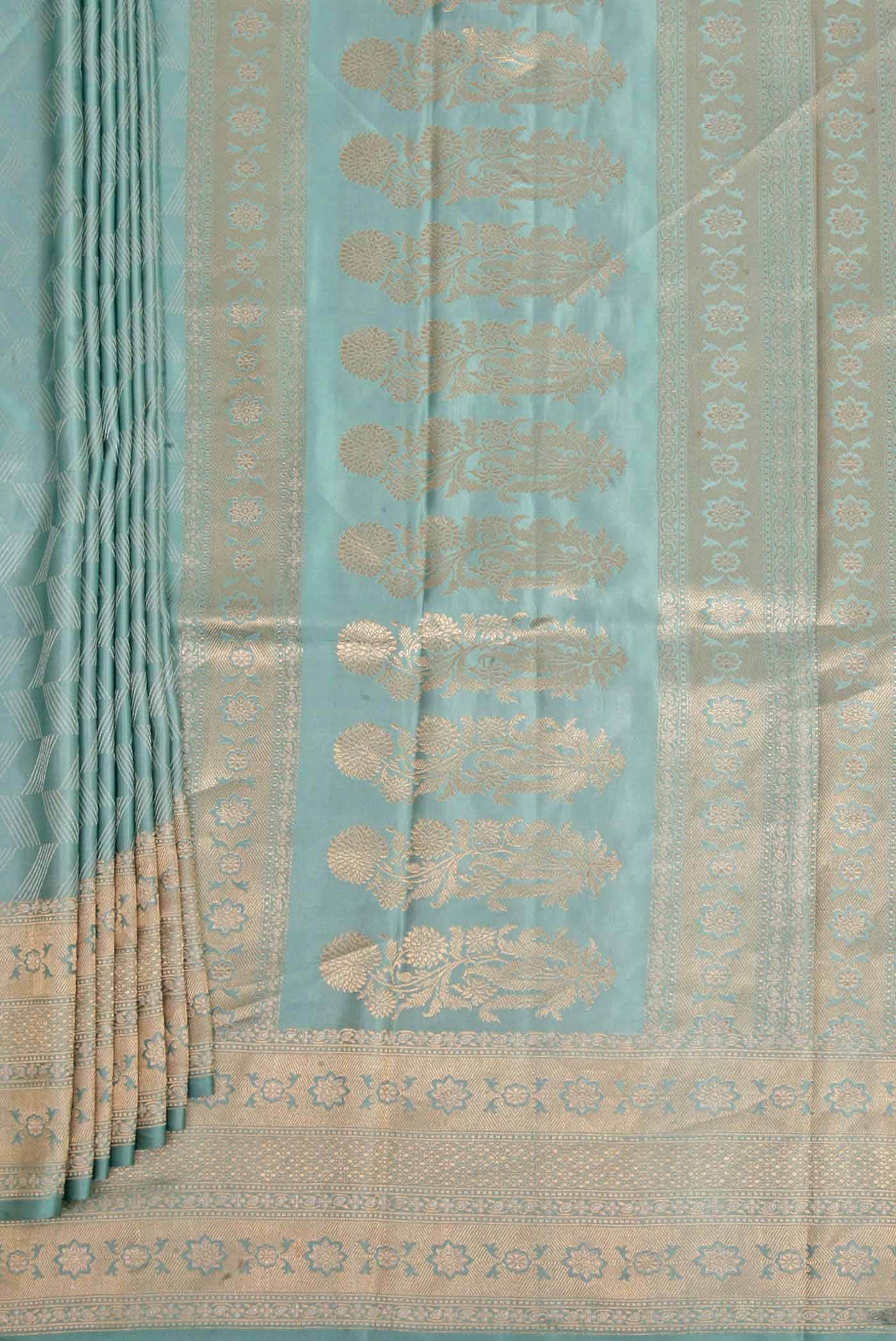 Green Banarasi Silk Saree