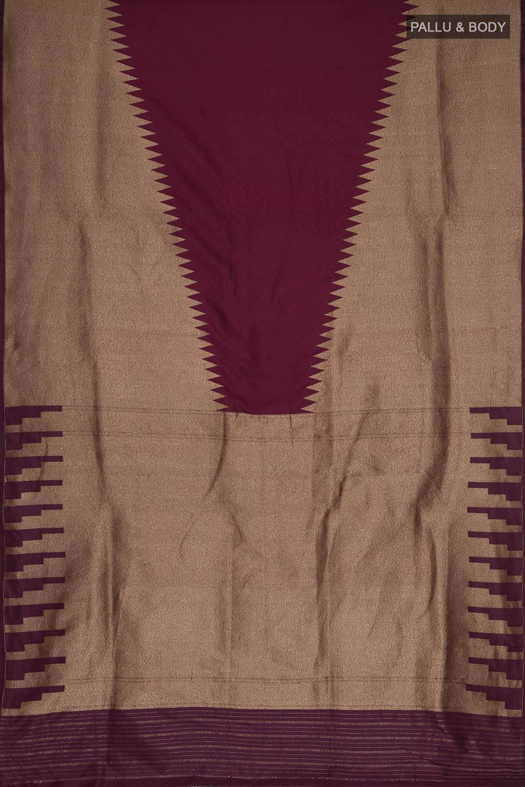 Purple Banarasi Silk Saree