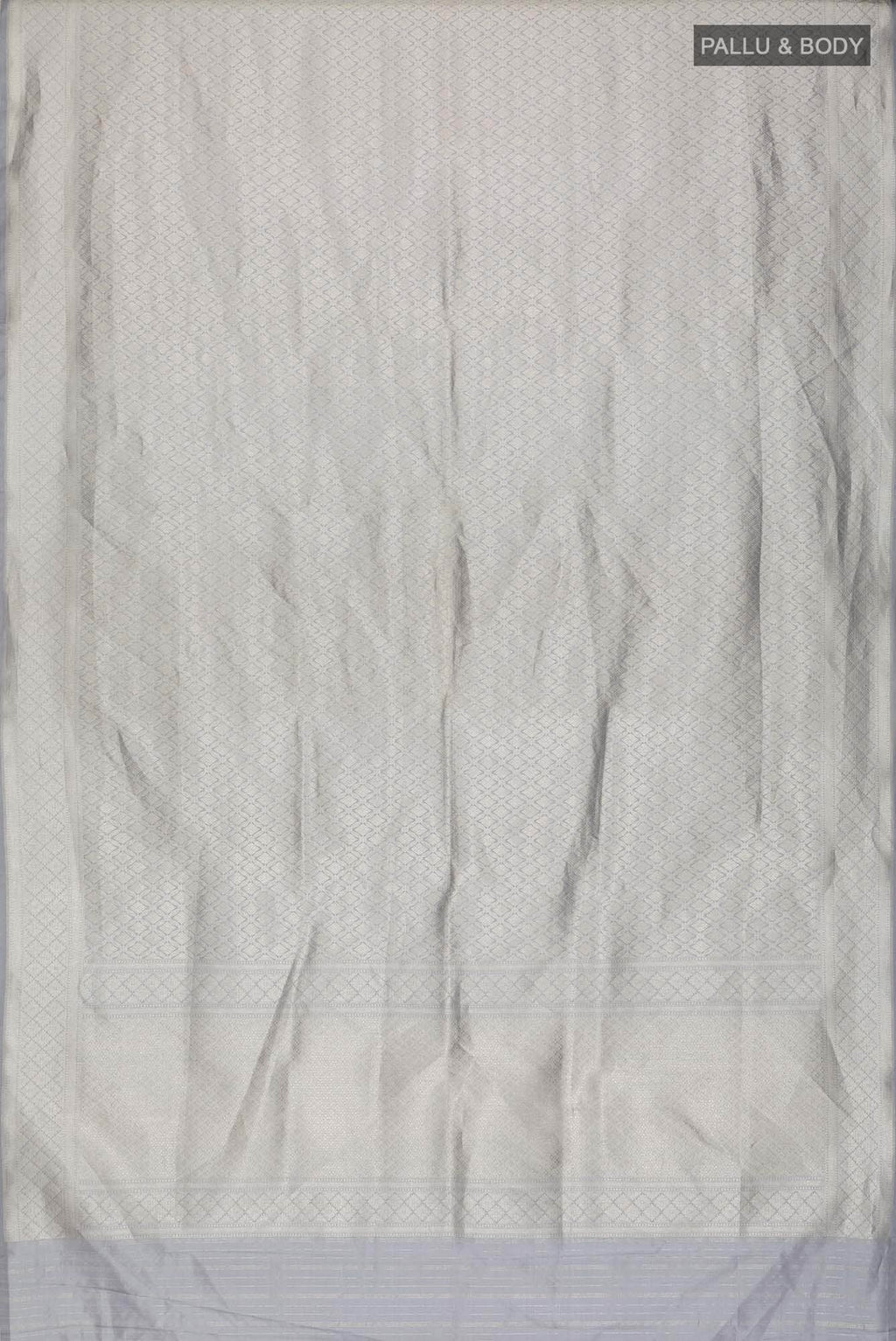 Grey Banarasi Silk Saree