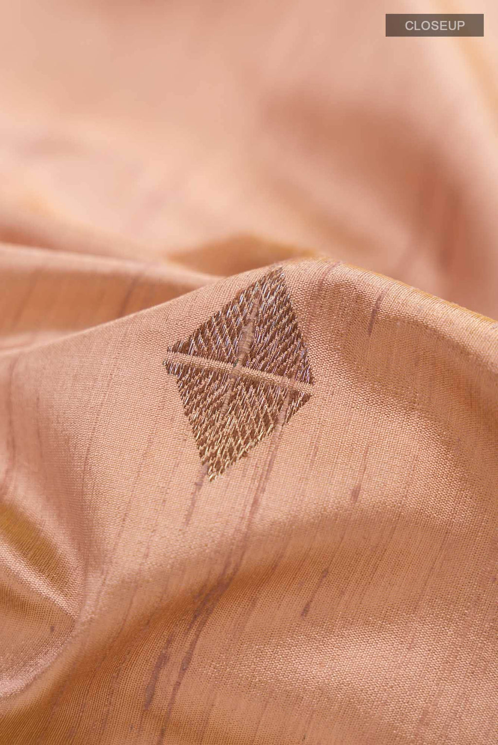 Brown Banarasi Tussar Silk Saree