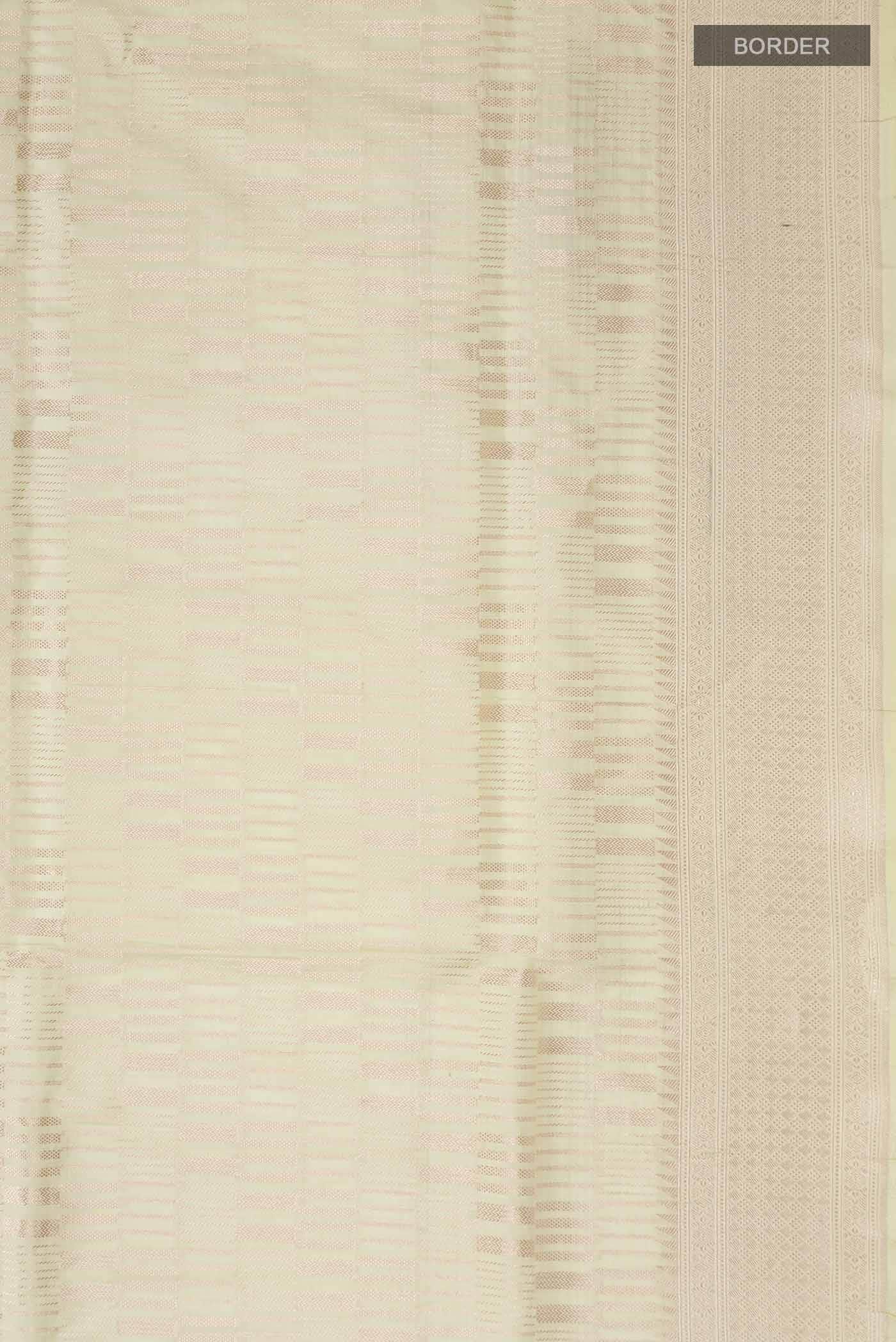 Yellow Banarasi Silk Saree