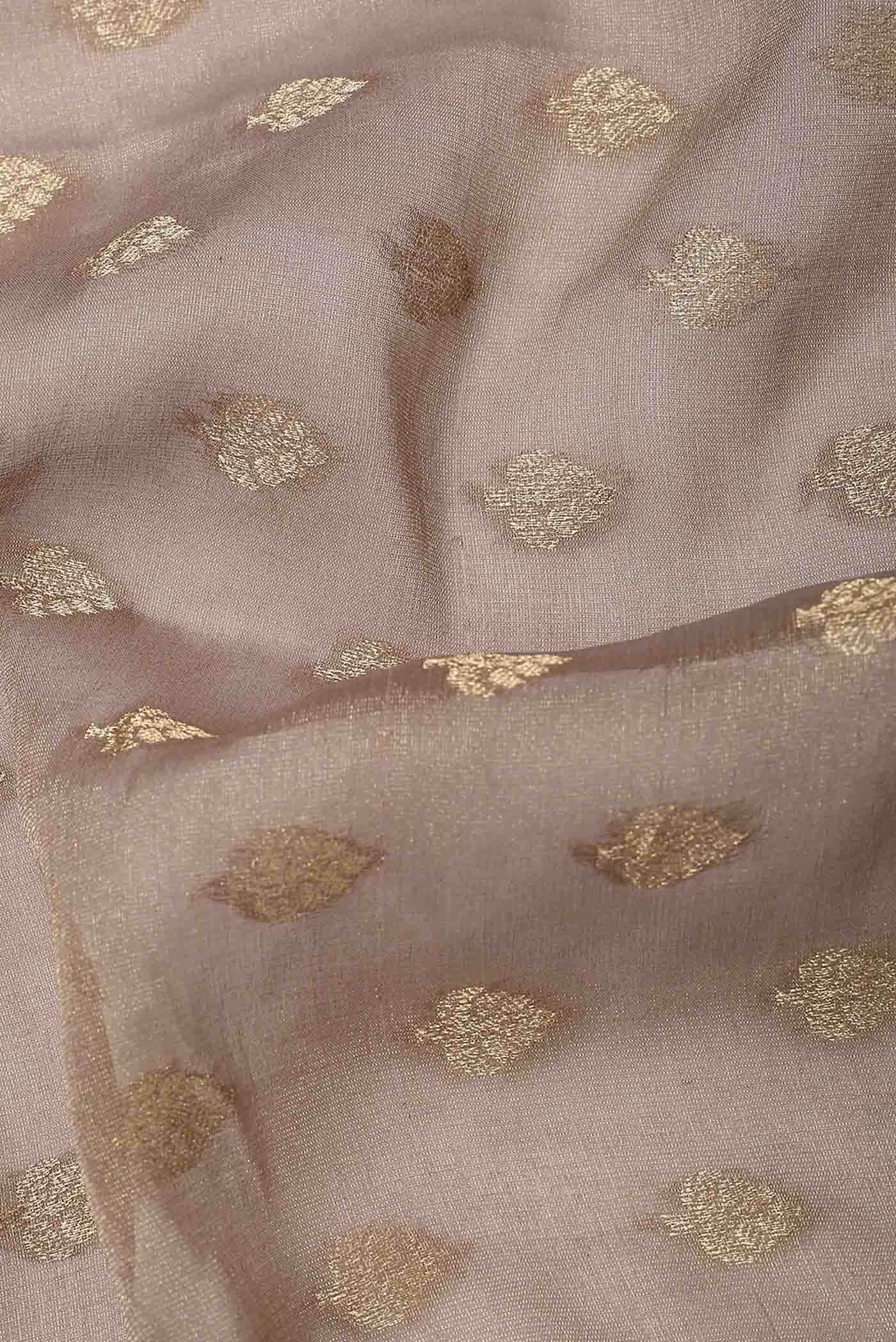 Beige Mysore Georgette Saree