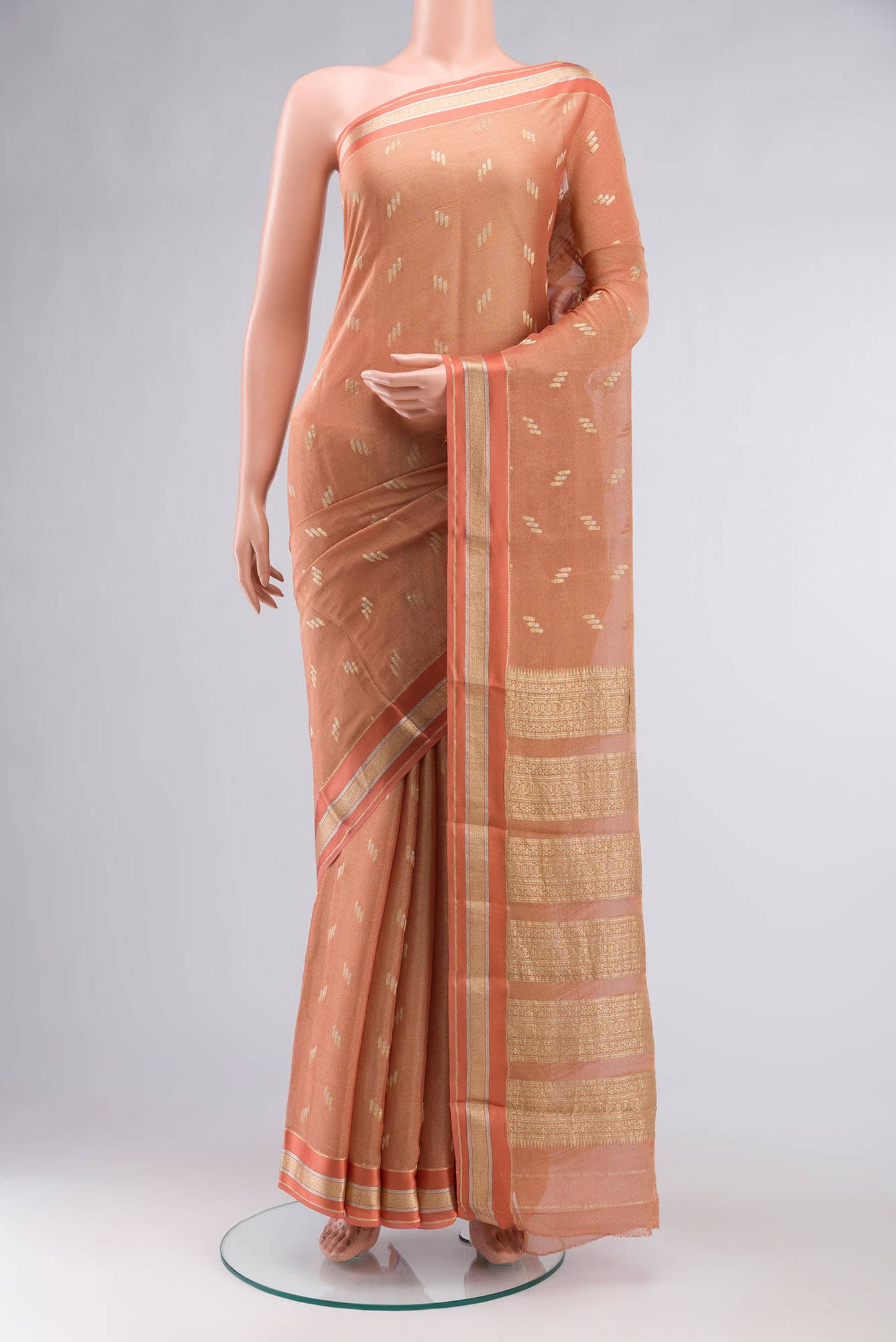 Coral Mysore Georgette Saree