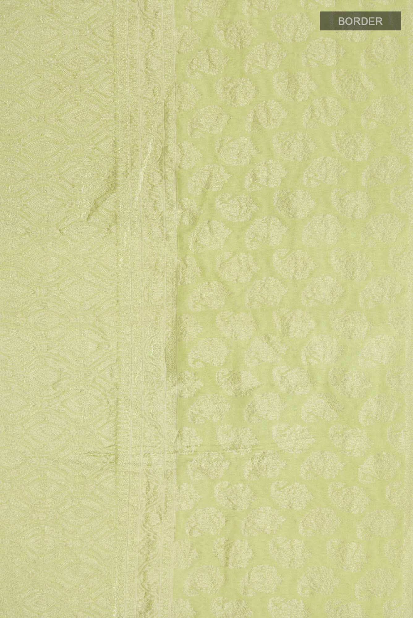 Green Georgette Saree