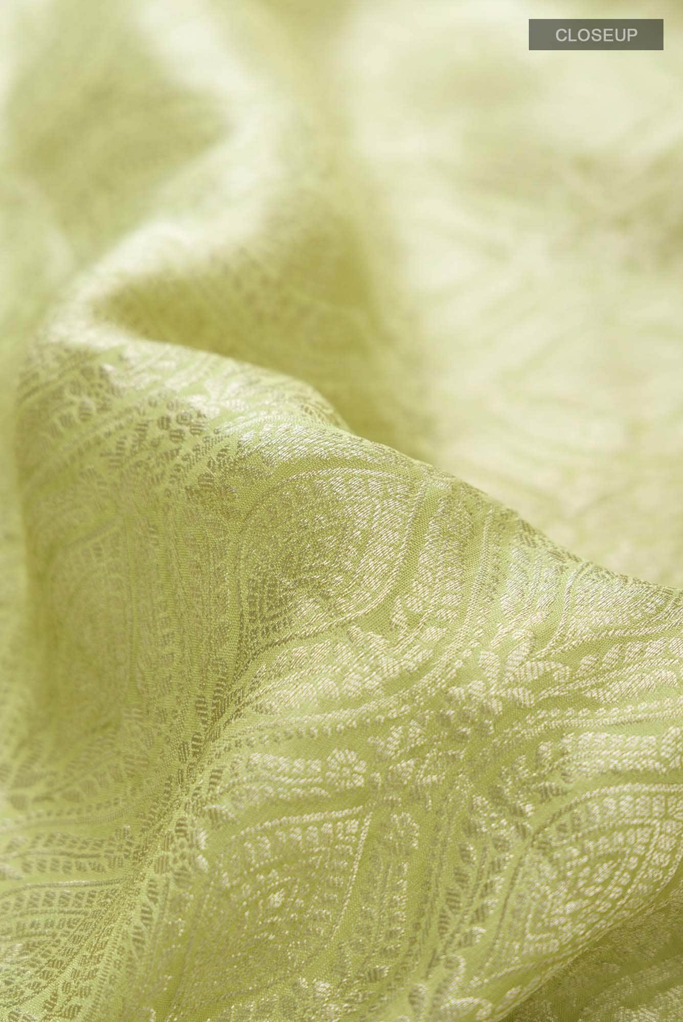 Green Georgette Saree