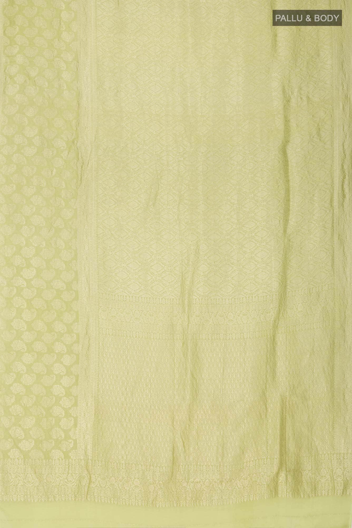 Green Georgette Saree