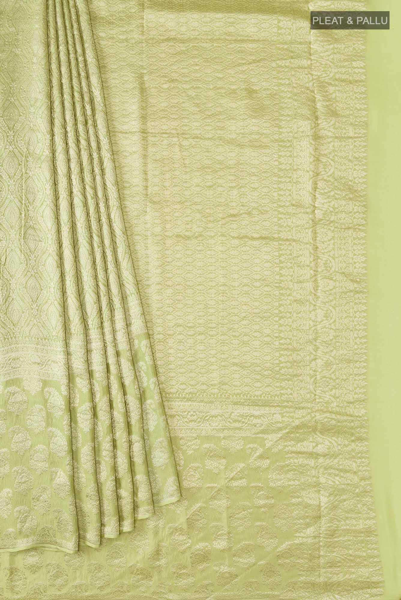 Green Georgette Saree